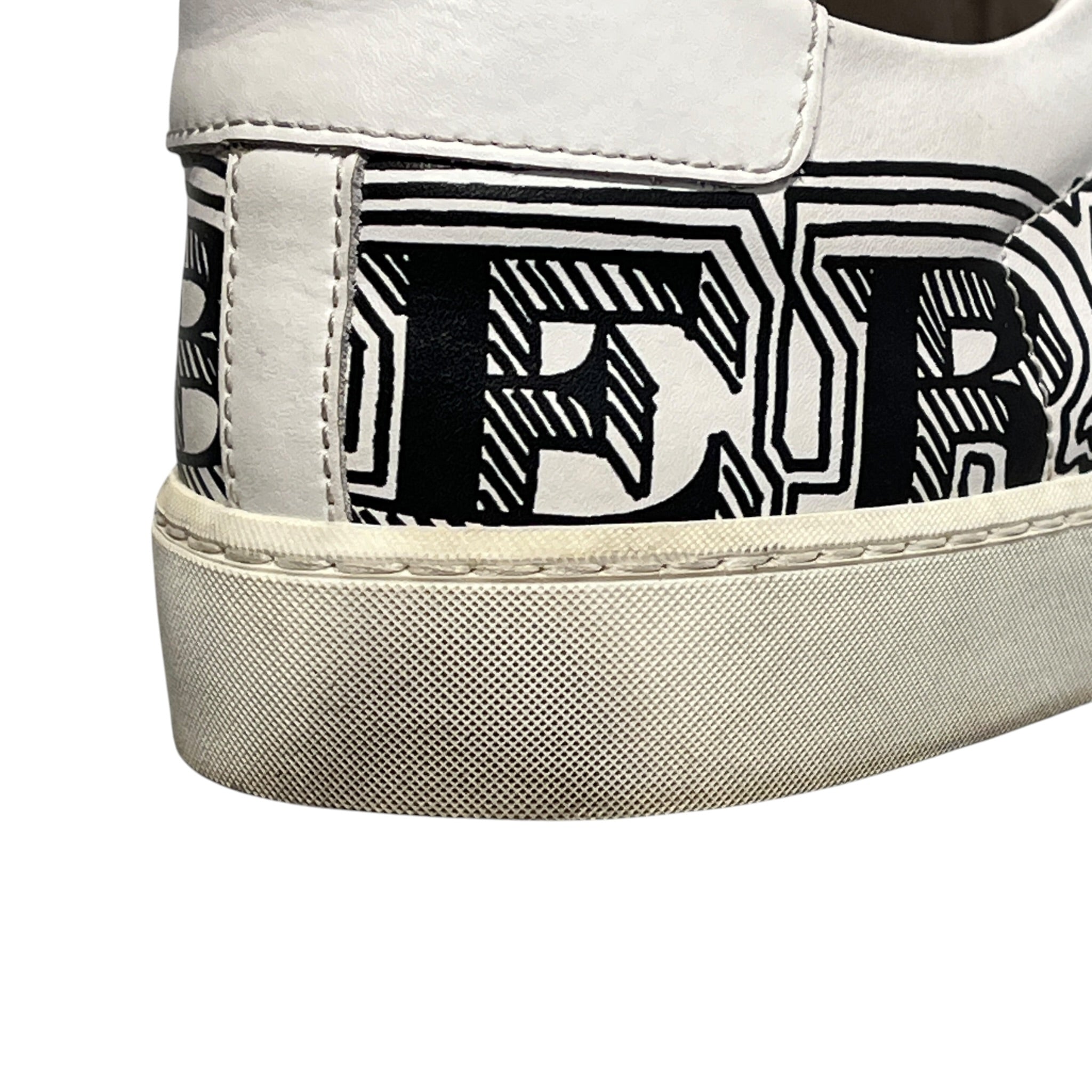 BURBERRY LONDON/Low-Sneakers/EU 42/WHT/ALBERT DOODLE WHITE SNEAKER view 5