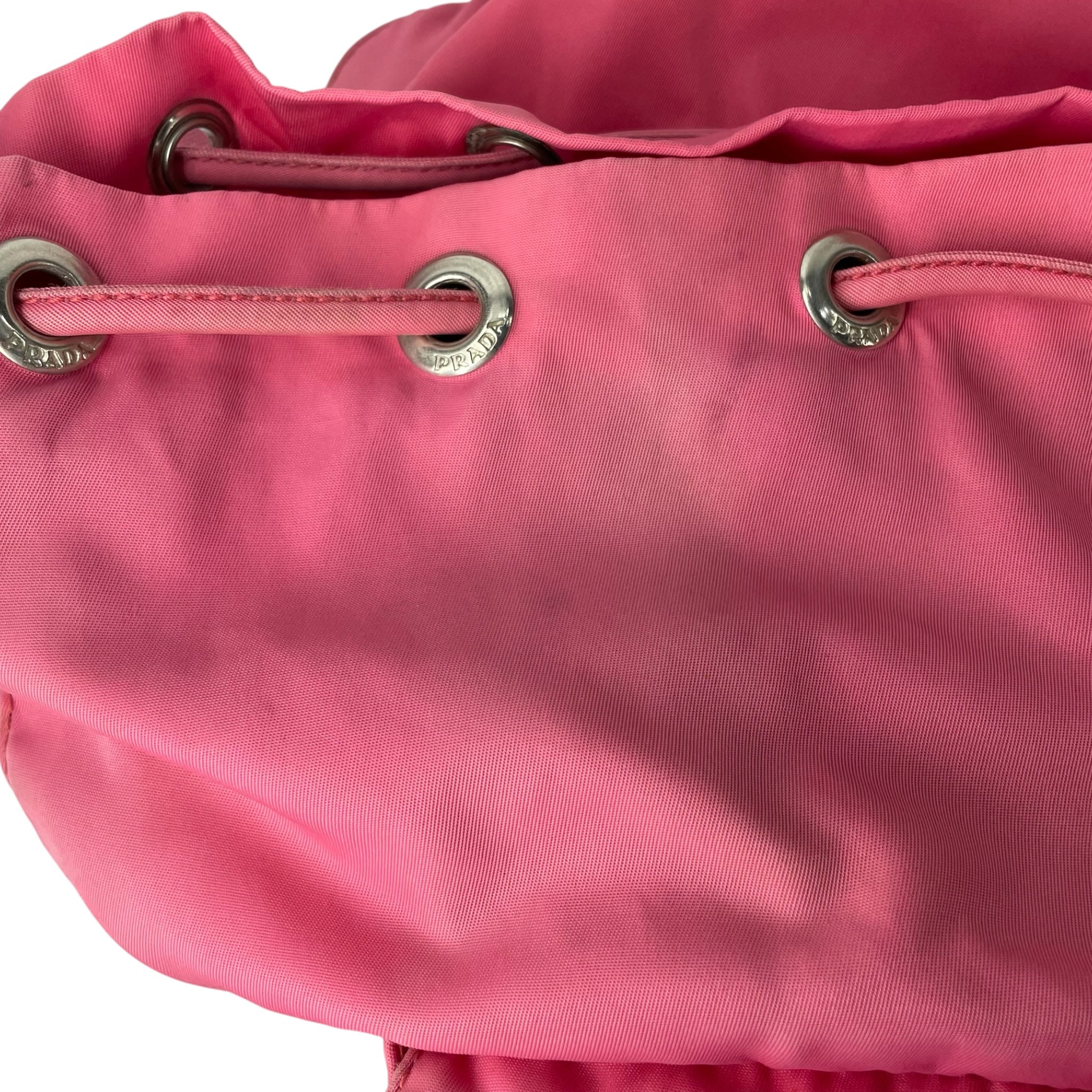 PRADA/Backpack/Polyester/PNK/PRADA VELA DOUBLE POCKET BP view 6