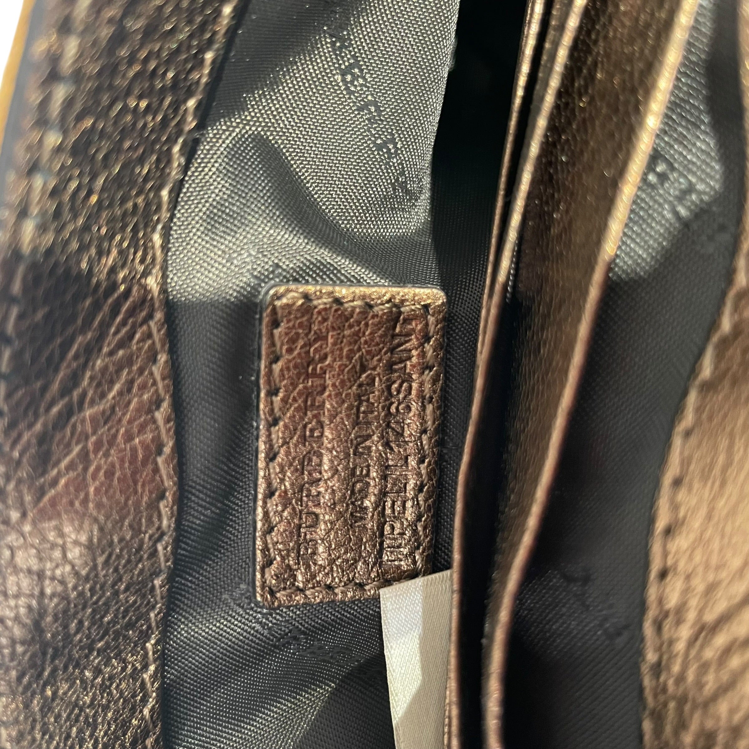 BURBERRY/Cross Body Bag/Plaid/Suede/BEG/Haymarket CrossBody view 5