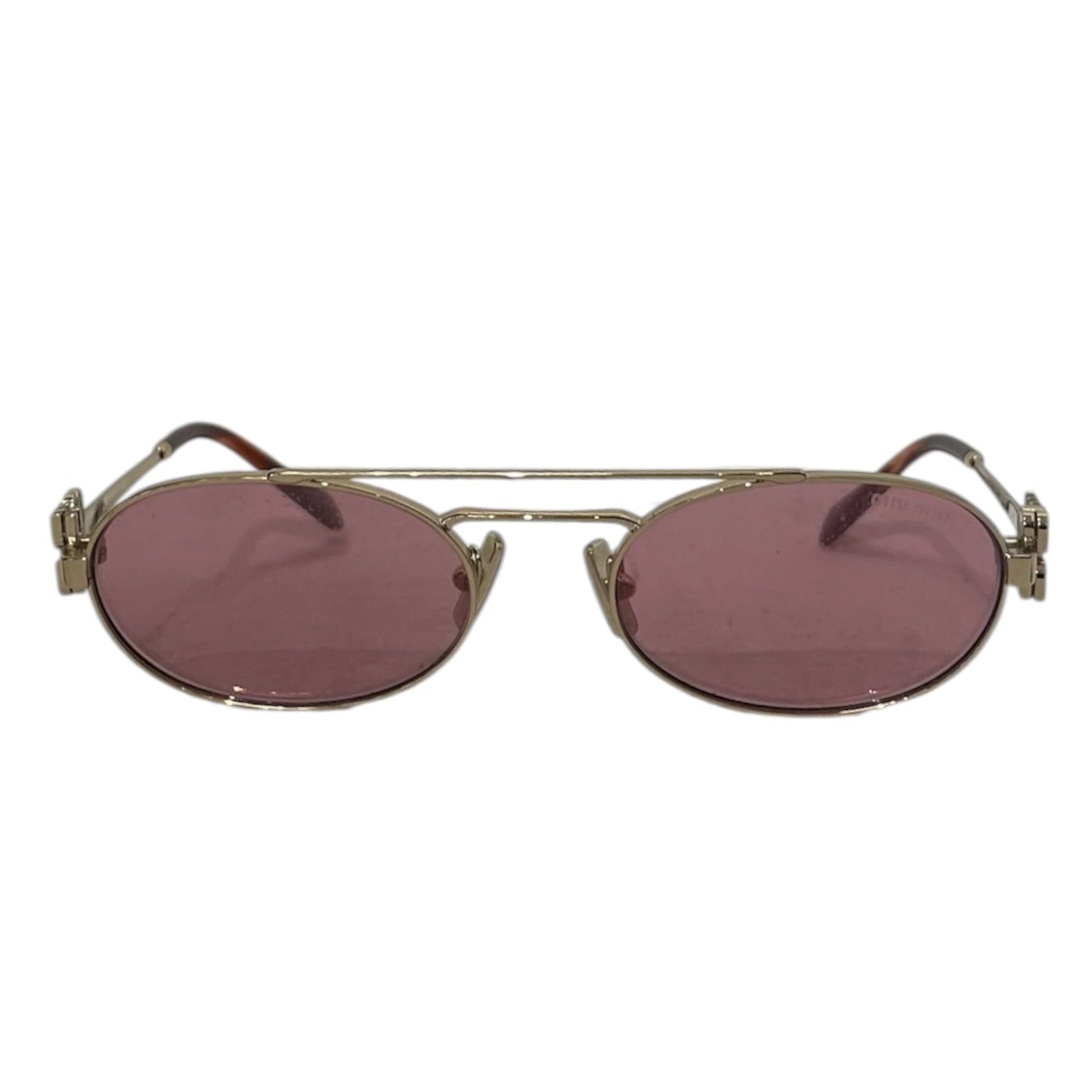 MIU MIU/Sunglasses/Metal/GLD/L's/SMUU 54Z 5319 Pink Oval view 1