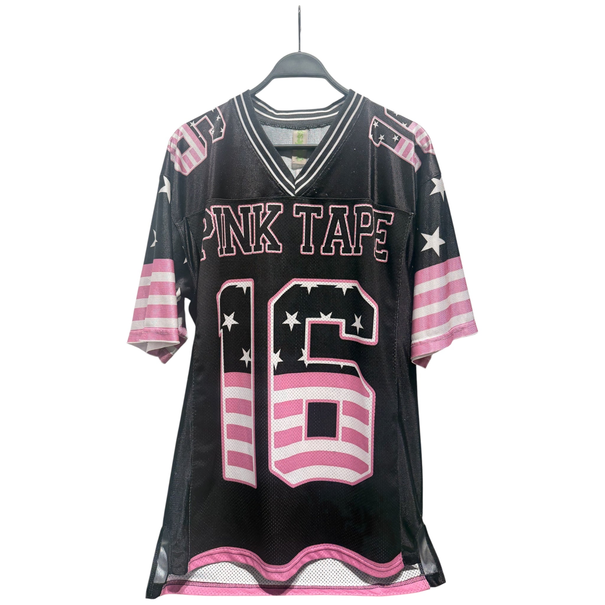 ENDLESS/T-Shirt/L/Polyester/BLK/Pink Tapes Jersey view 1