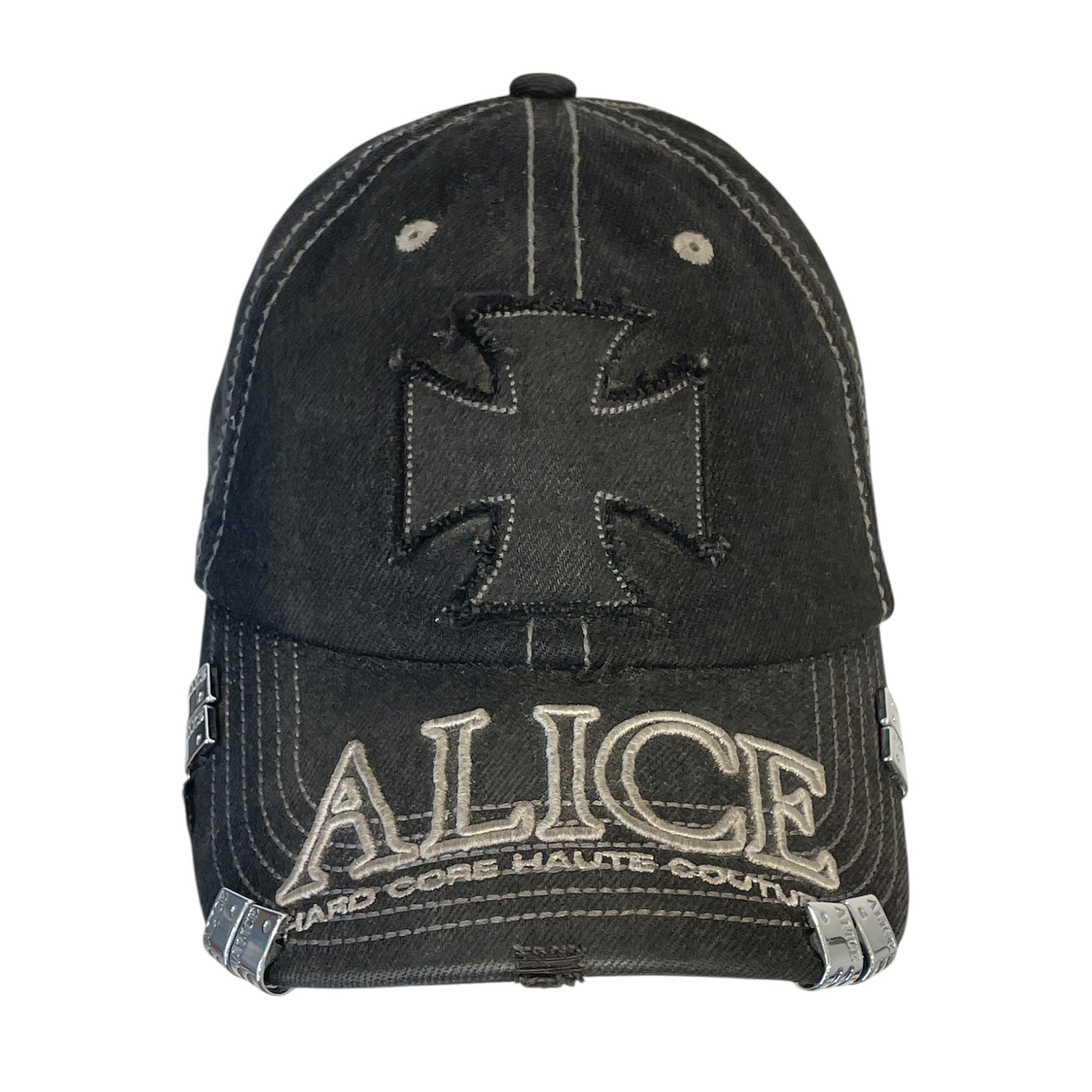 ALICE HOLLYWOOD/ksubi/Cap/Cotton/BLK/CROSS view 3
