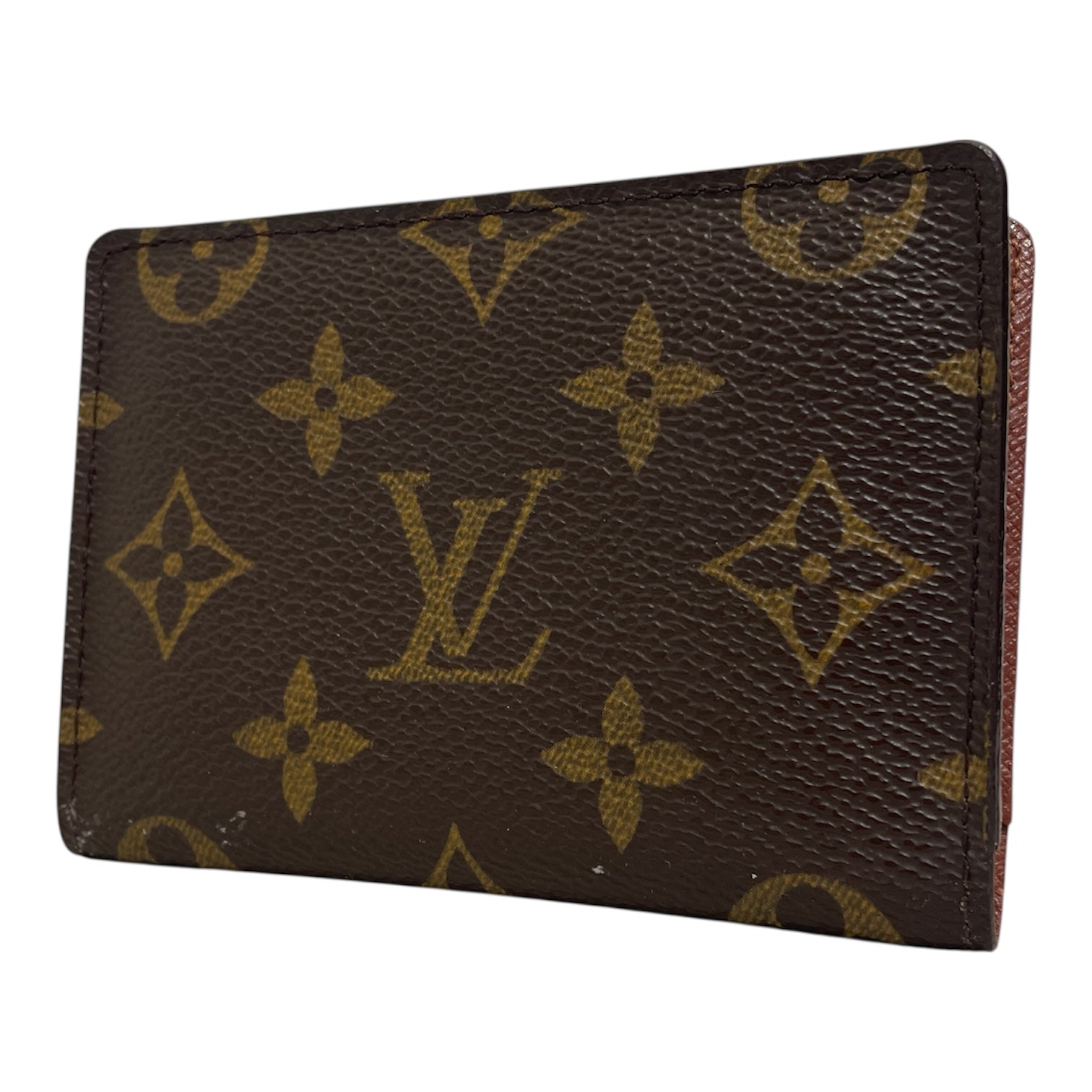 LOUIS VUITTON/Bifold Wallet/Monogram/Leather/BRW/ID Card Case view 1