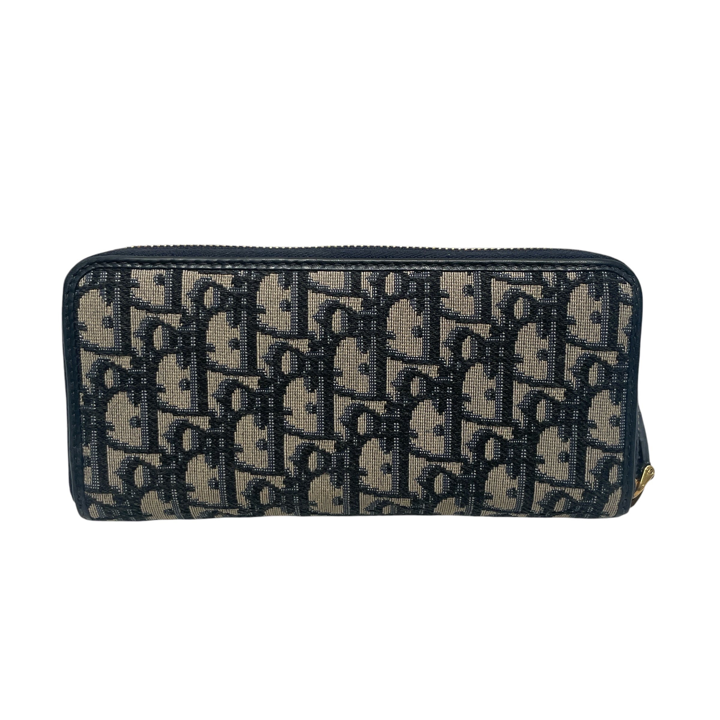 Christian Dior/Long Wallet/Cotton/NVY/30 montaigne voyageur view 2