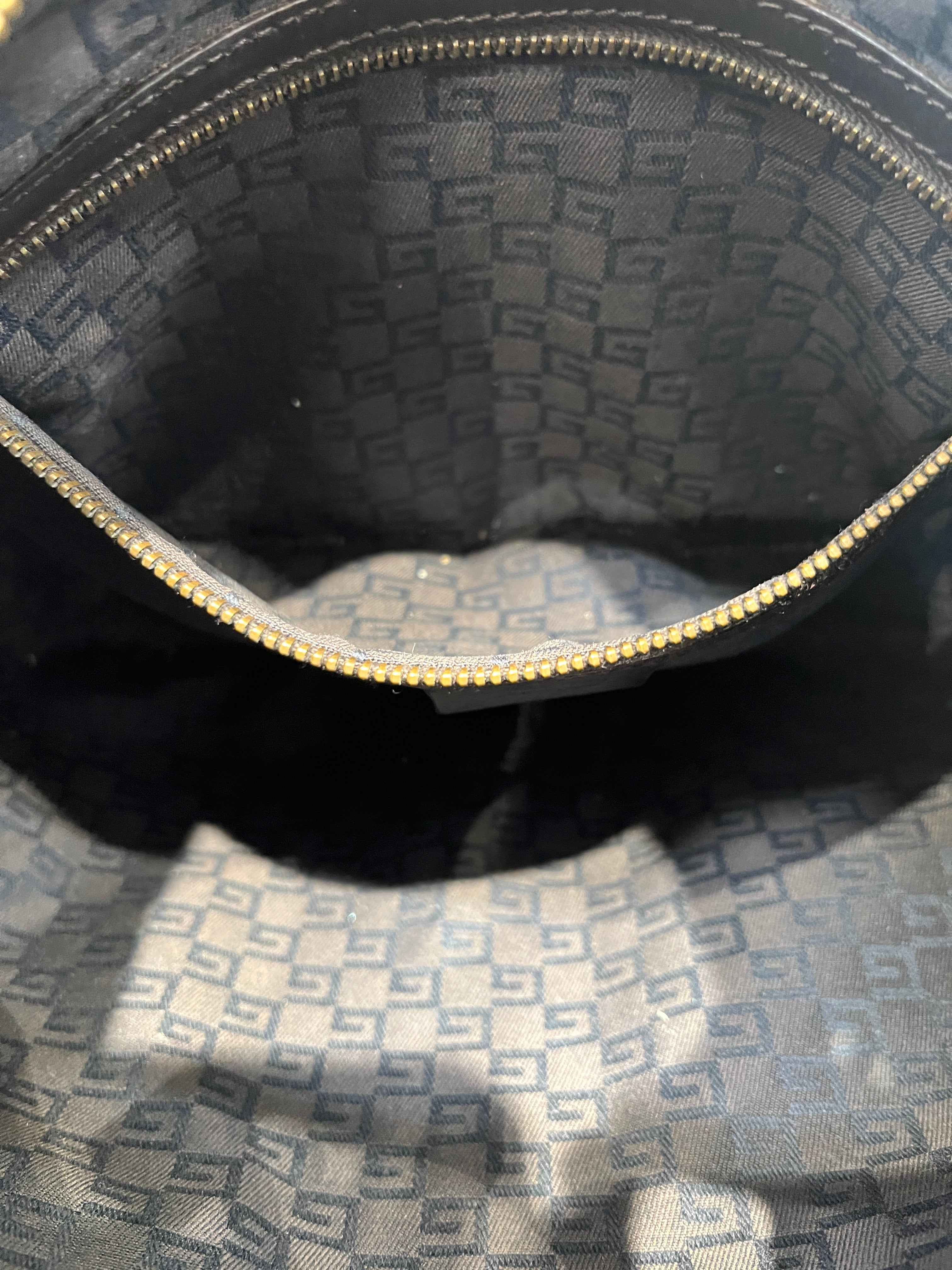 GUCCI/Clutch Bag/Leather/KHK/GOLD view 6