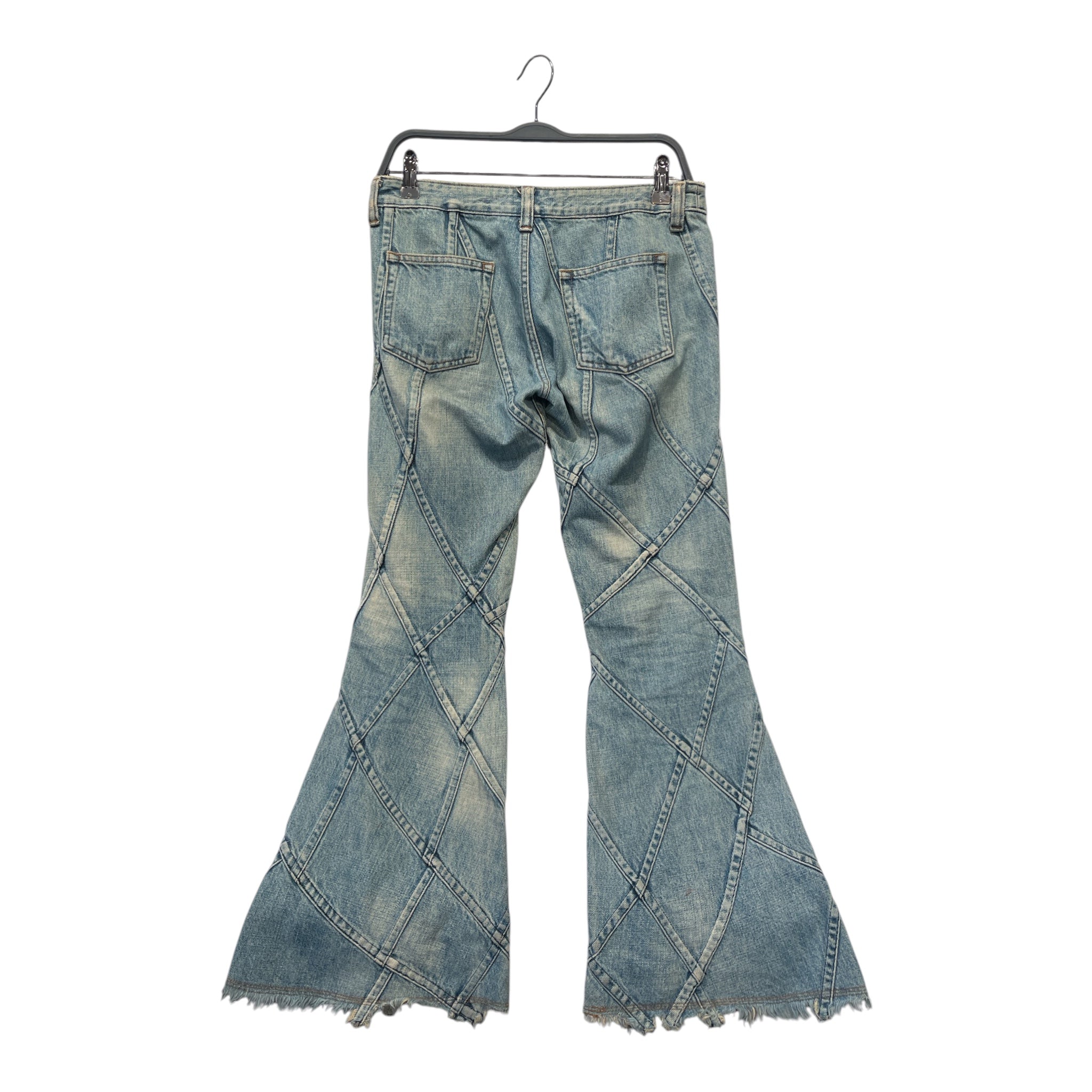 JUNYA WATANABE COMME des GARCONS/Straight Pants/S/Denim/BLU/AD2001 BELL BOTTOM view 2