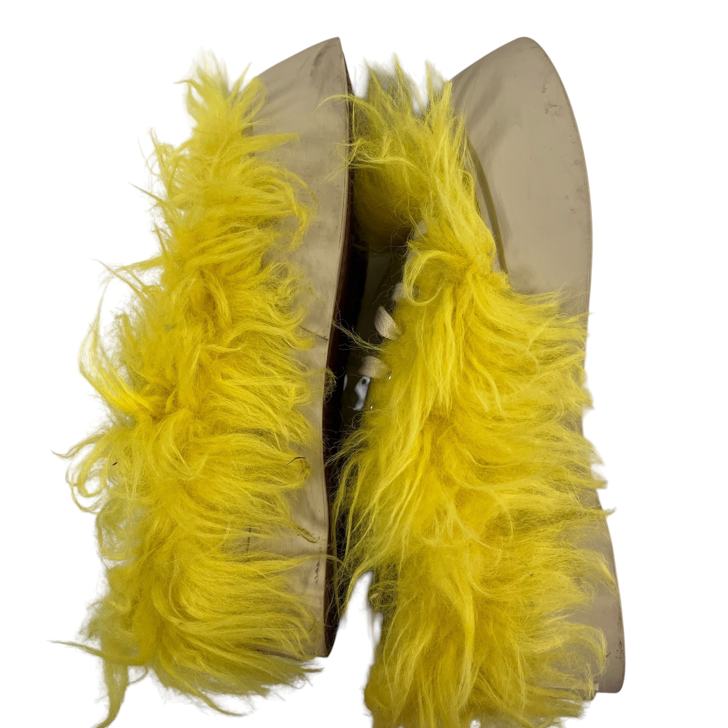 MARNI/Low-Sneakers/EU 40/Fake Fur/YEL/SSense Yellow Sneakers view 4