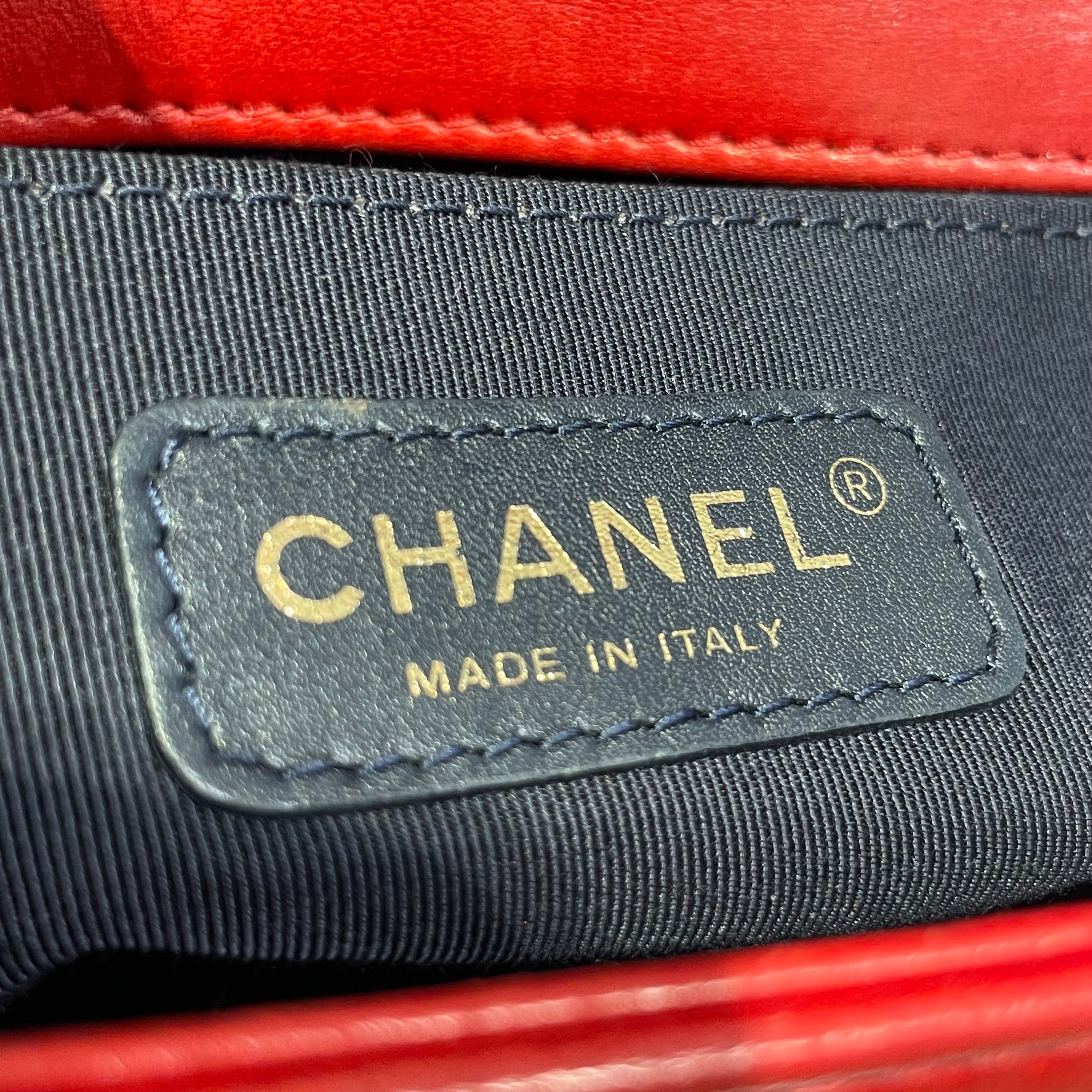 CHANEL/Hand Bag/Plaid/RED/Boy Bag Plaid view 8