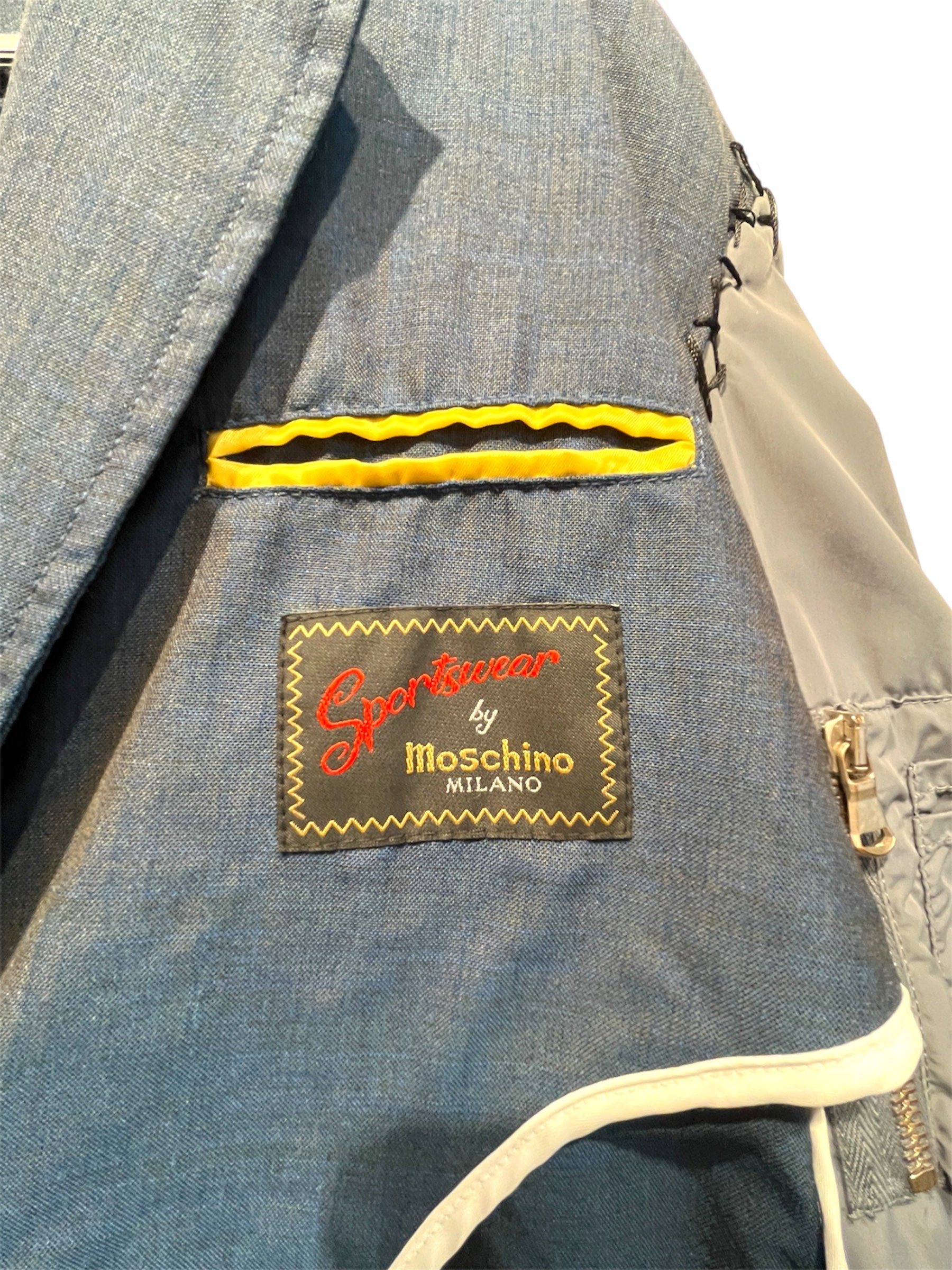MOSCHINO/Jacket/patchwrk stictch mixed jacket view 4
