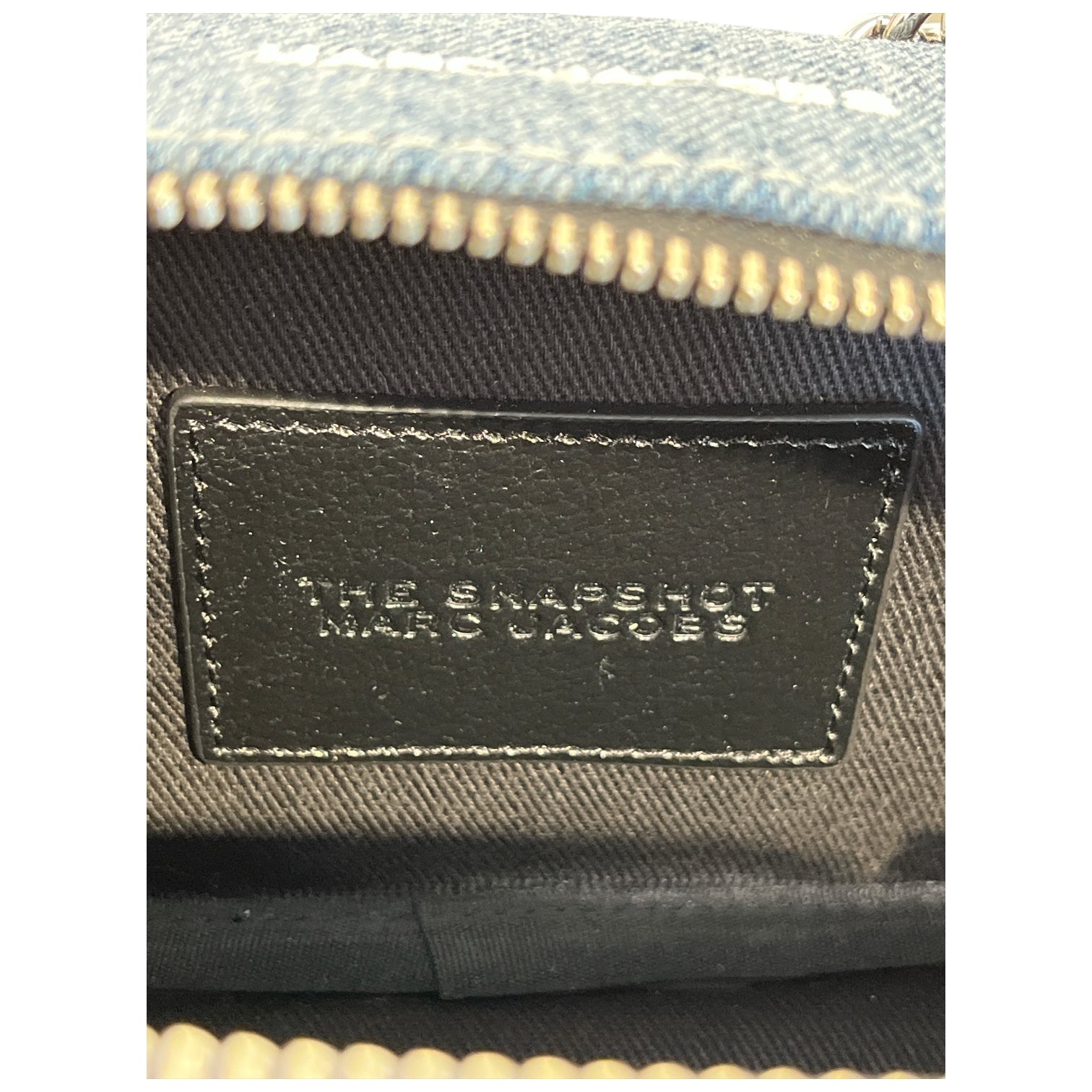 MARC JACOBS/Cross Body Bag/Cotton/BLU/DENIM STRUCTURED SILVR HRDWR view 5