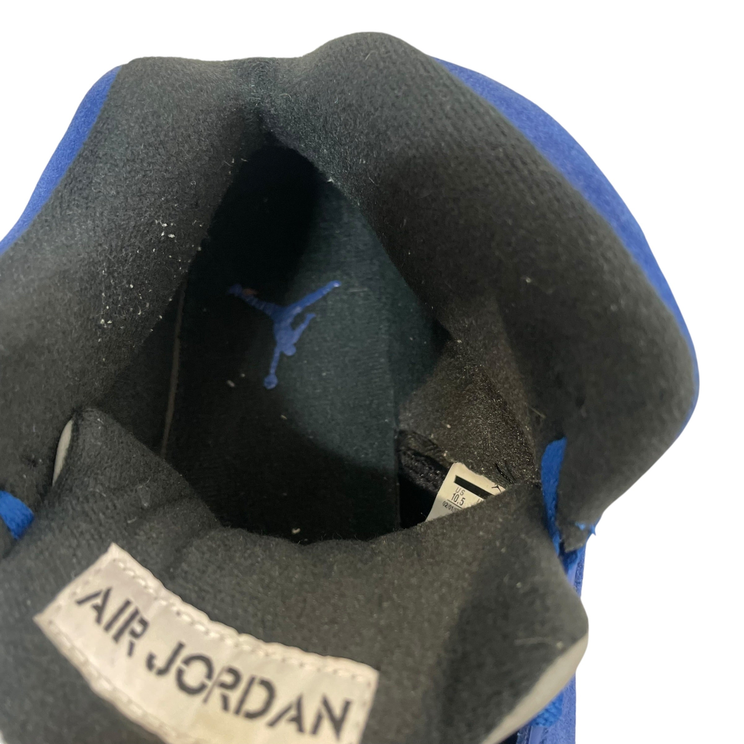 NIKE/AIR JORDAN 5 RETRO/Hi-Sneakers/US 10.5/Suede/BLU/136027-401 view 3
