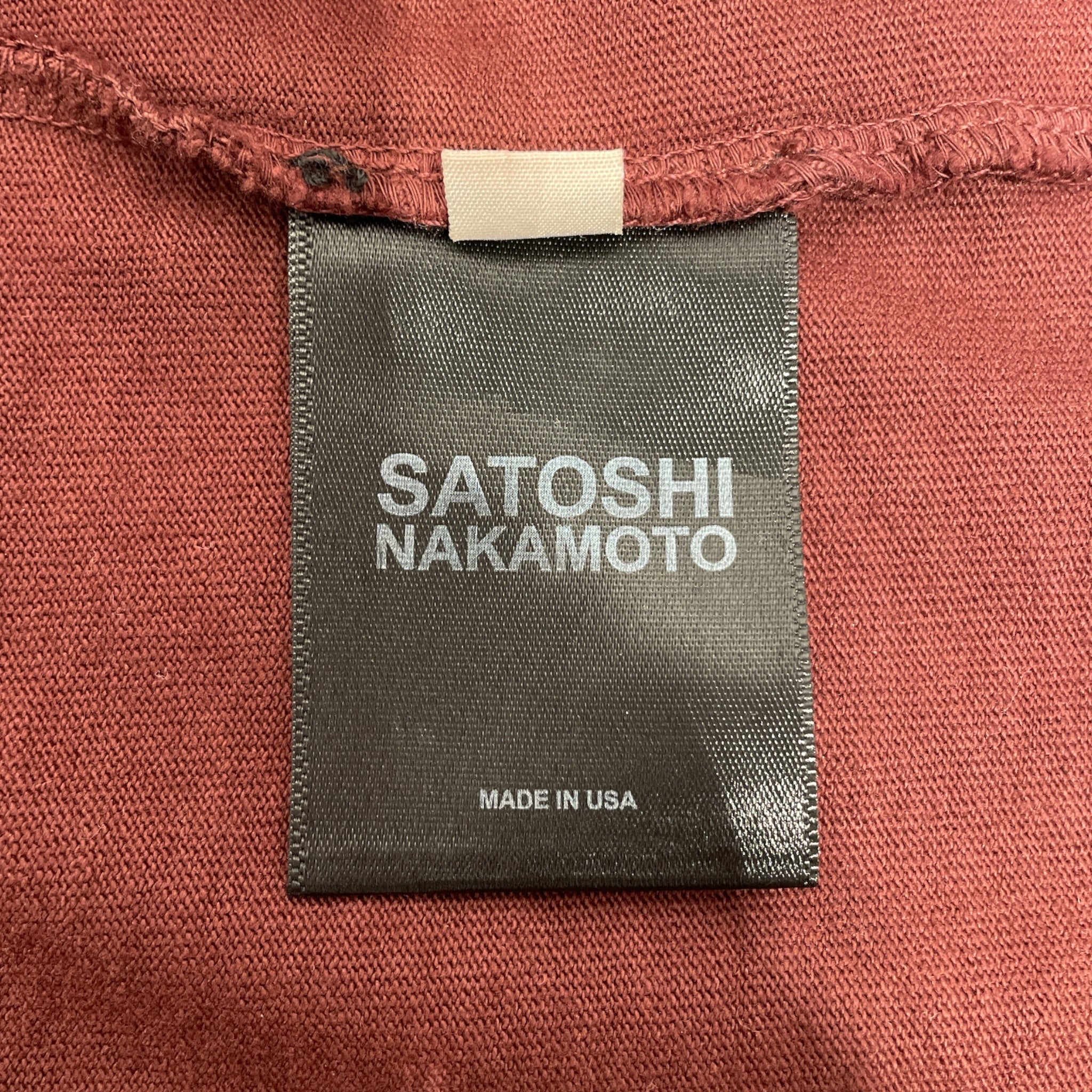 SATOSHI NAKAMOTO/T-Shirt/S/Cotton/BRD/All Over Print/DISTRESSED view 4