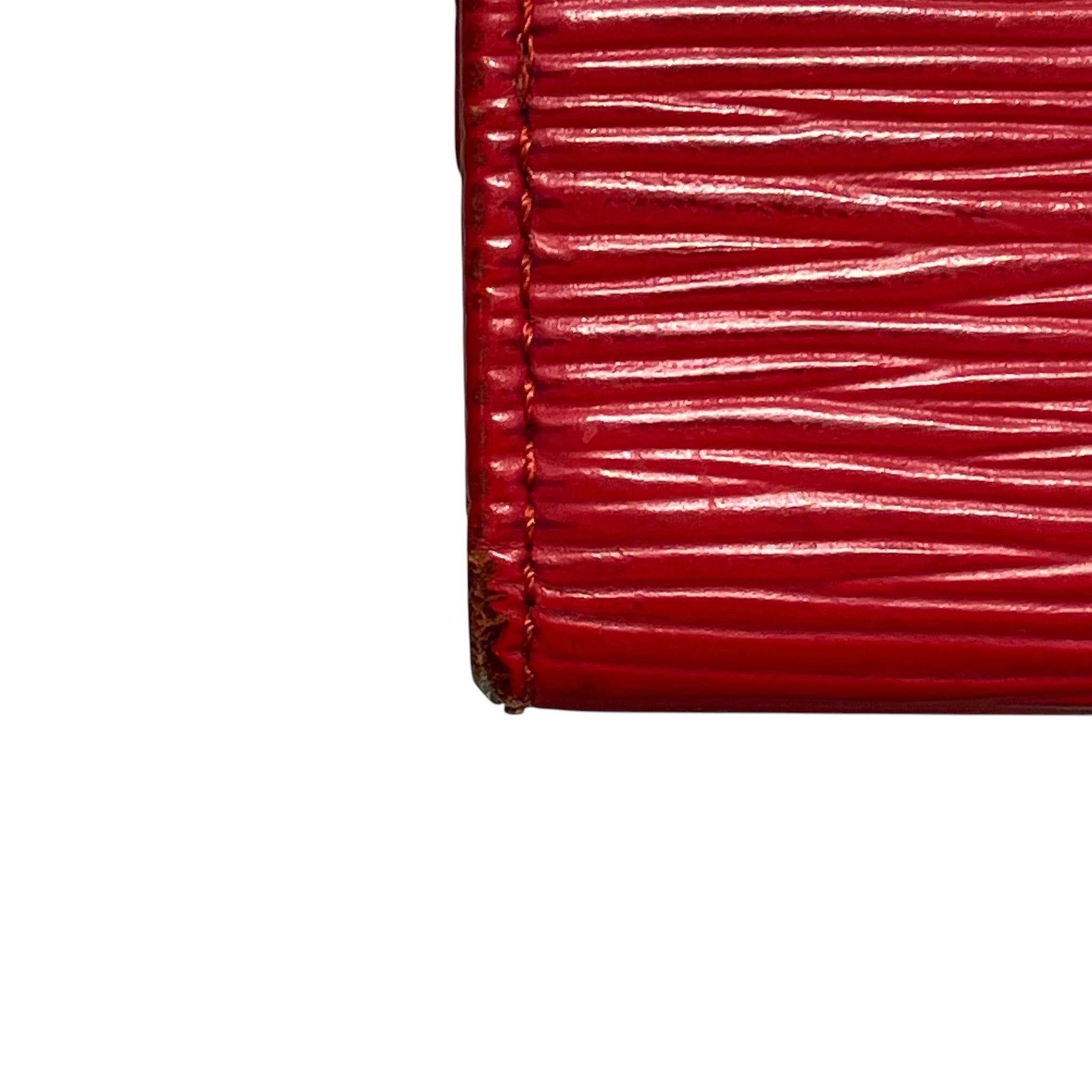 LOUIS VUITTON/Leather/RED/L's/RED EPI LEATHER KEY HOLDER view 11