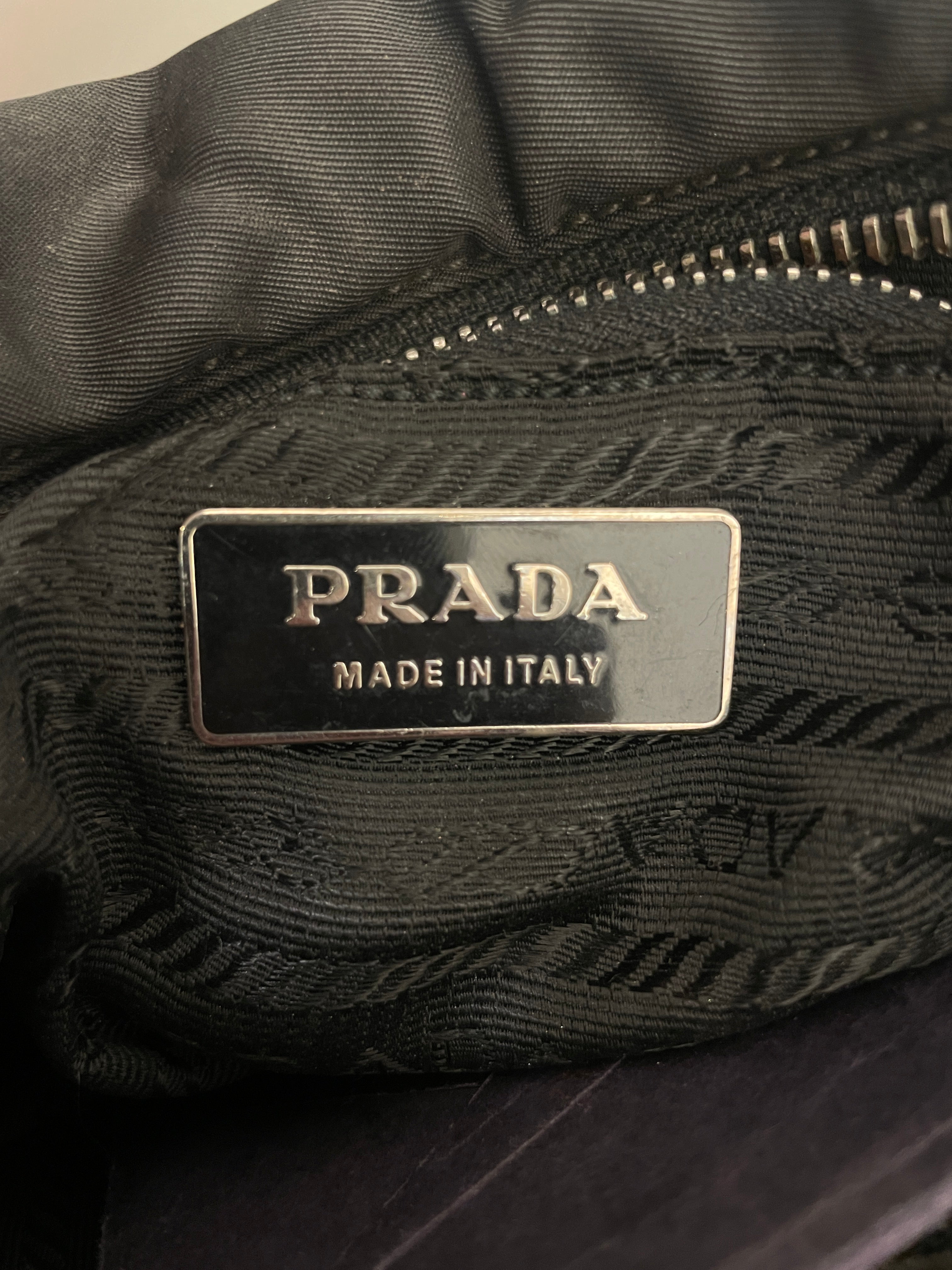PRADA/Hand Bag/Nylon/BLK/Leather corner patches view 4
