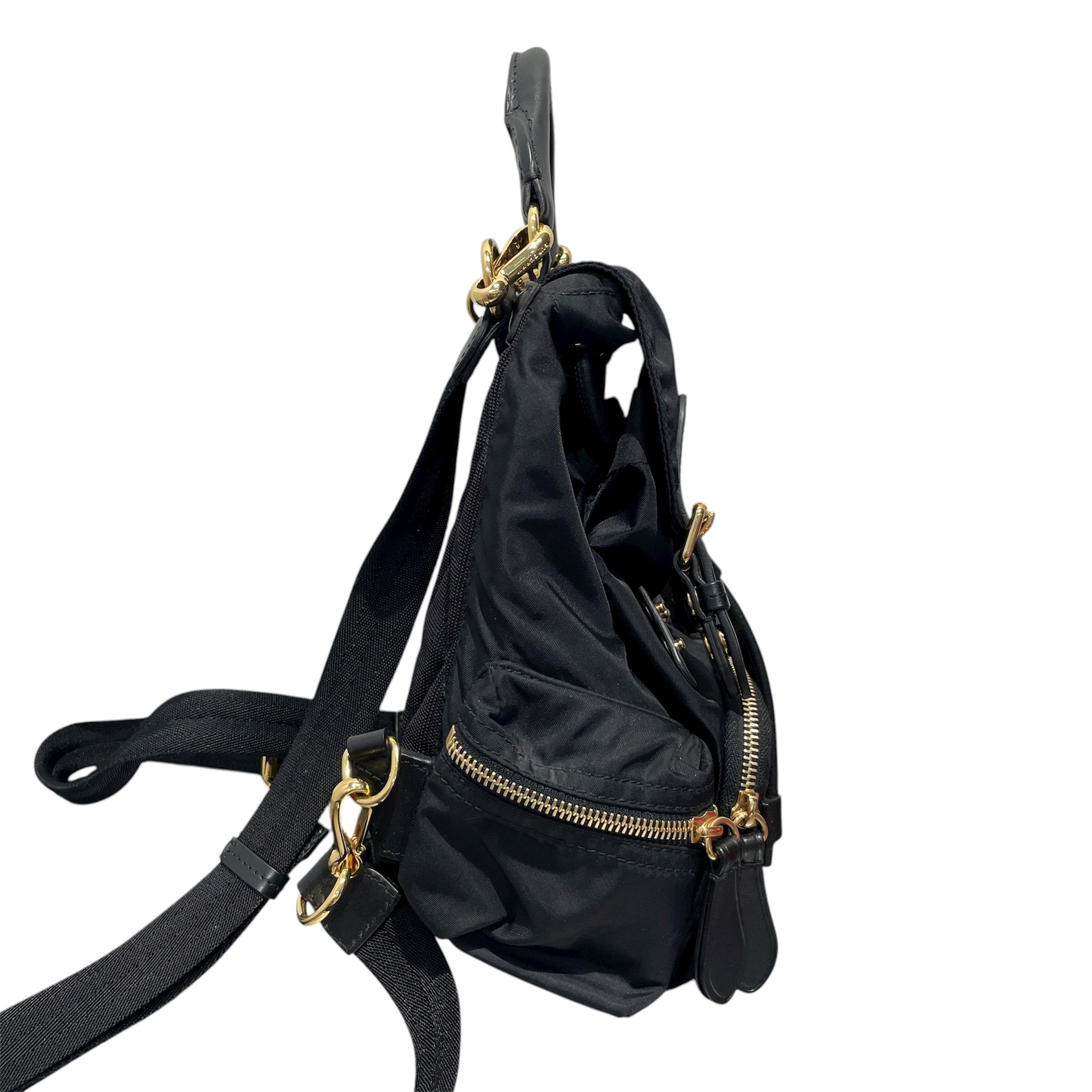 BURBERRY LONDON/Backpack/BLK/ view 3