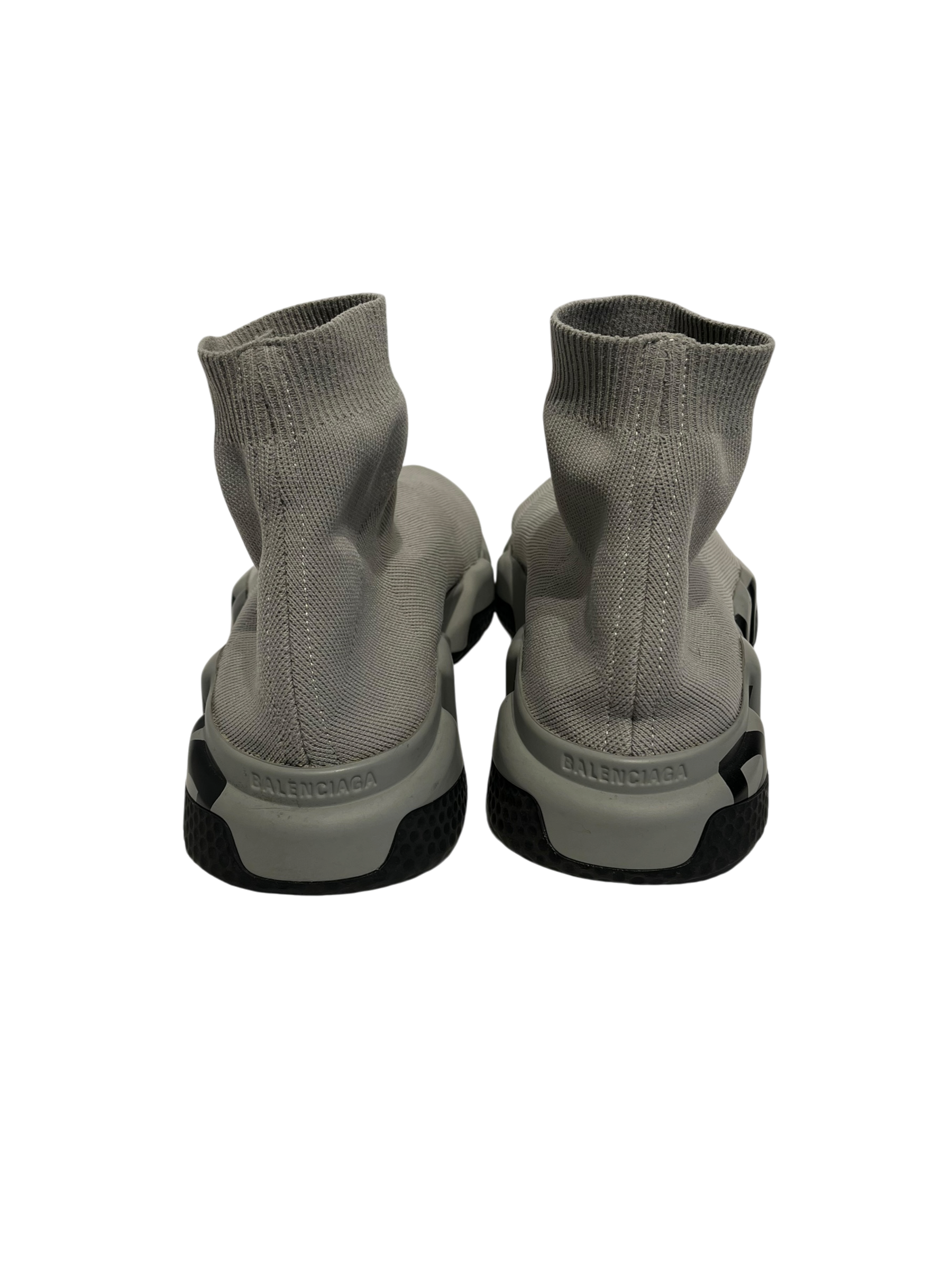 BALENCIAGA/Hi-Sneakers/US 9/Cotton/GRY/Speed Trainers view 5