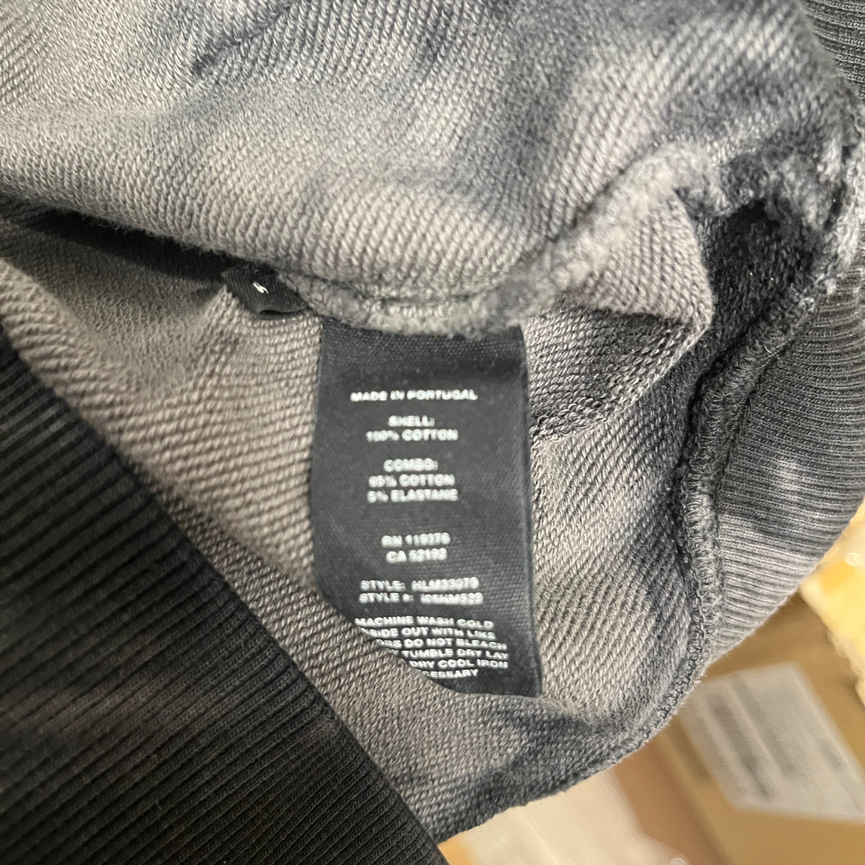 Helmut Lang/Hoodie/S/All Over Print/Cotton/GRY/119376 view 4