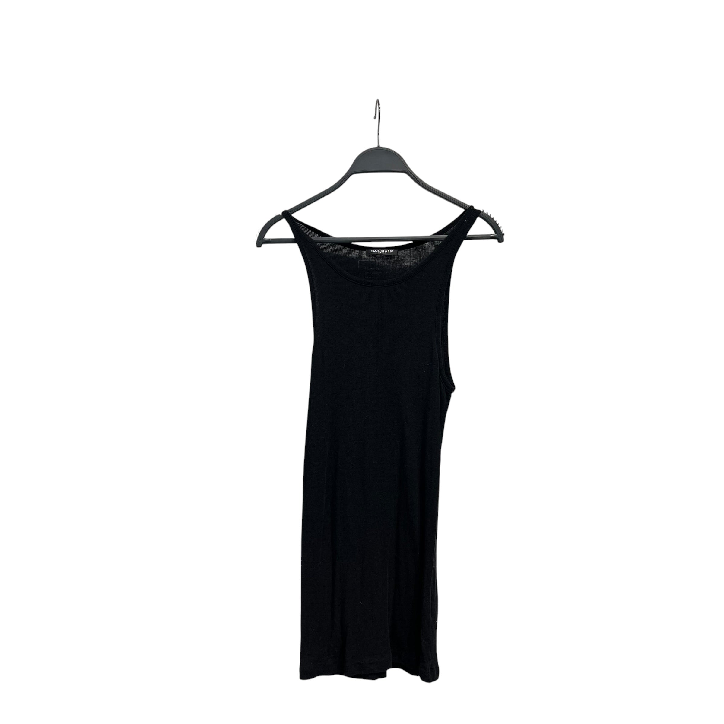 BALMAIN/SL Cut & Sew/S/Cotton/BLK/RIBBED REF.-J621B811 view 1