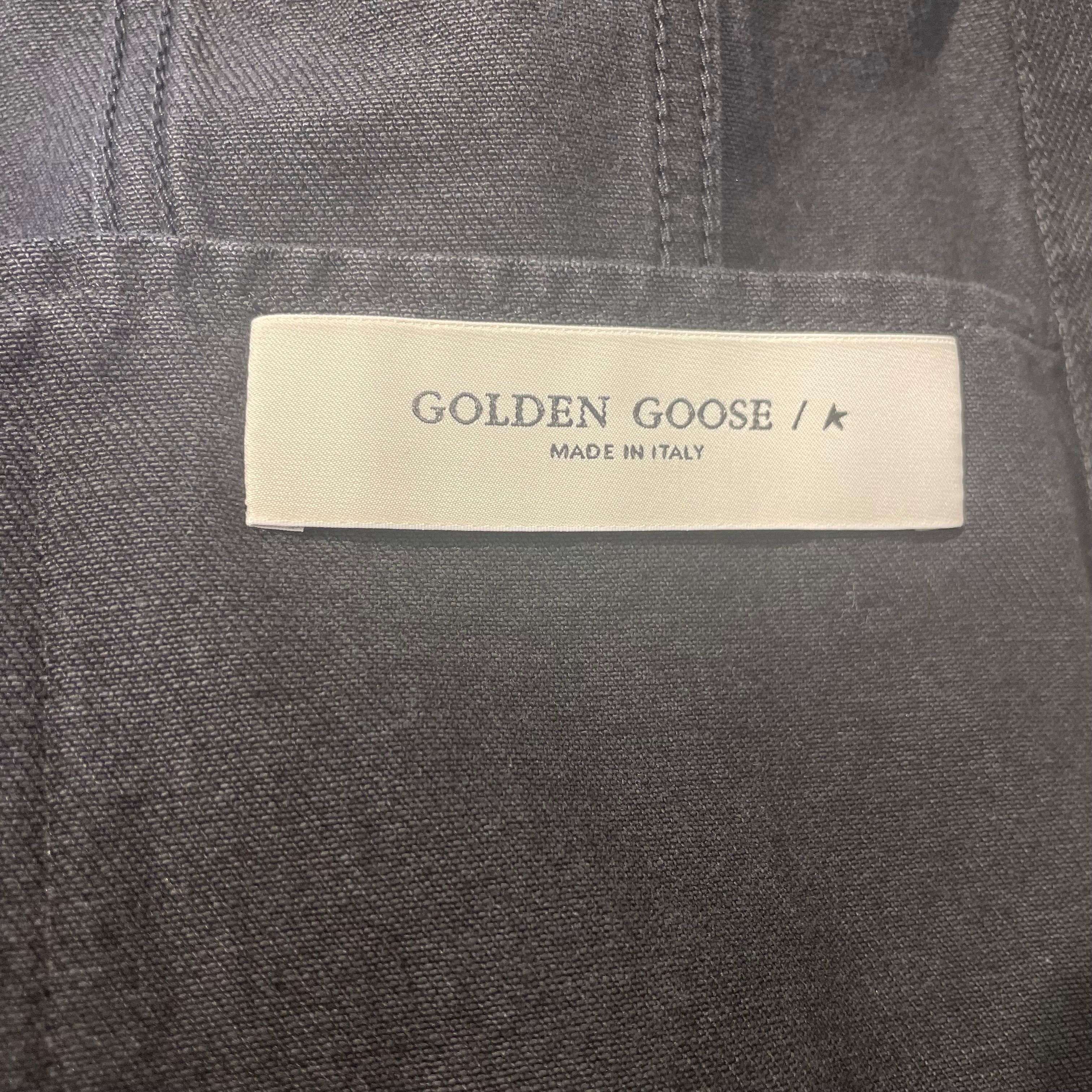 GOLDEN GOOSE/Denim Jkt/54/Denim/BLK/ view 3