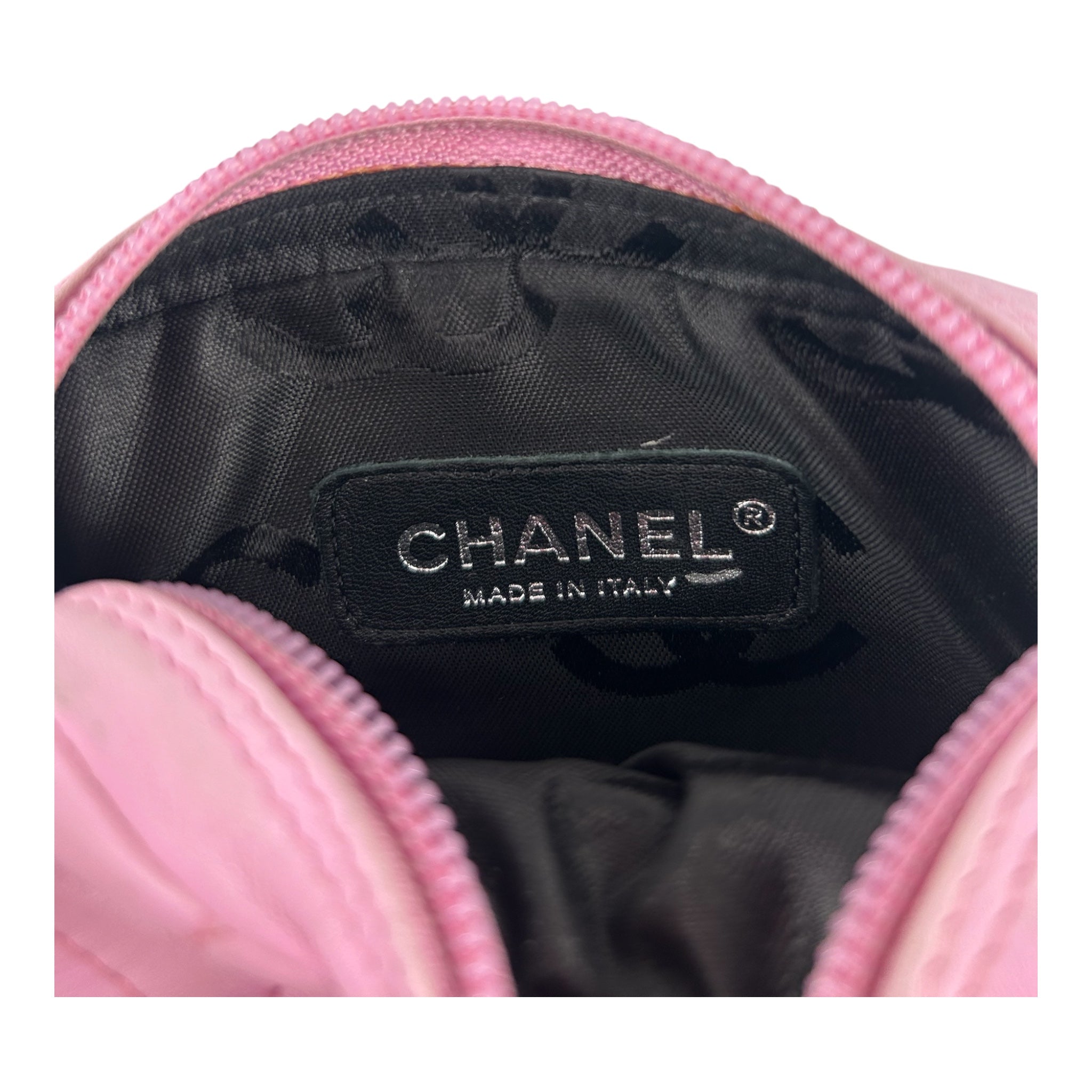 CHANEL/Cross Body Bag/Leather/PNK/CAMBON LEA KNOT HANDLE view 6