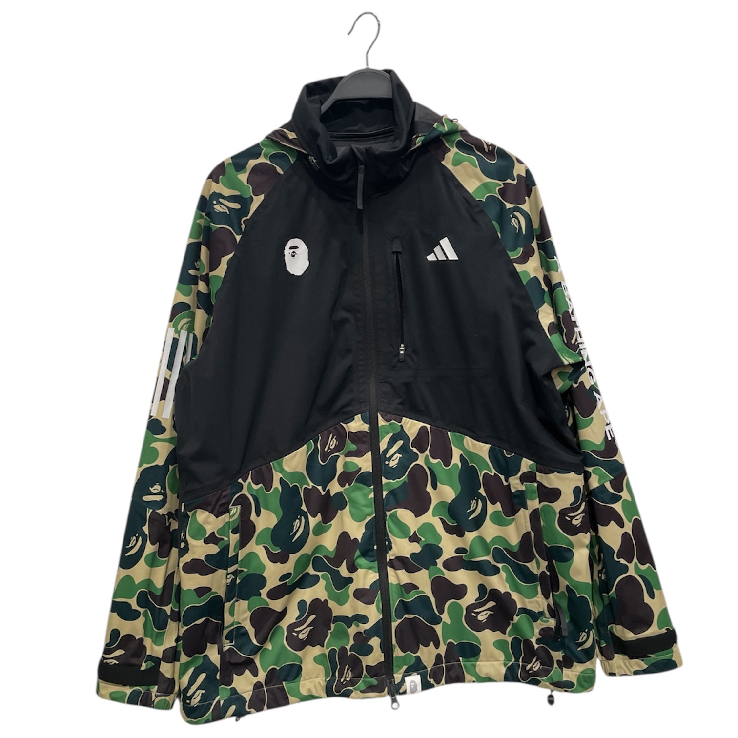 A BATHING APE/adidas/Windbreaker/L/Polyester/GRN/Camouflage/GOLF ABC CAMO JACKET view 1