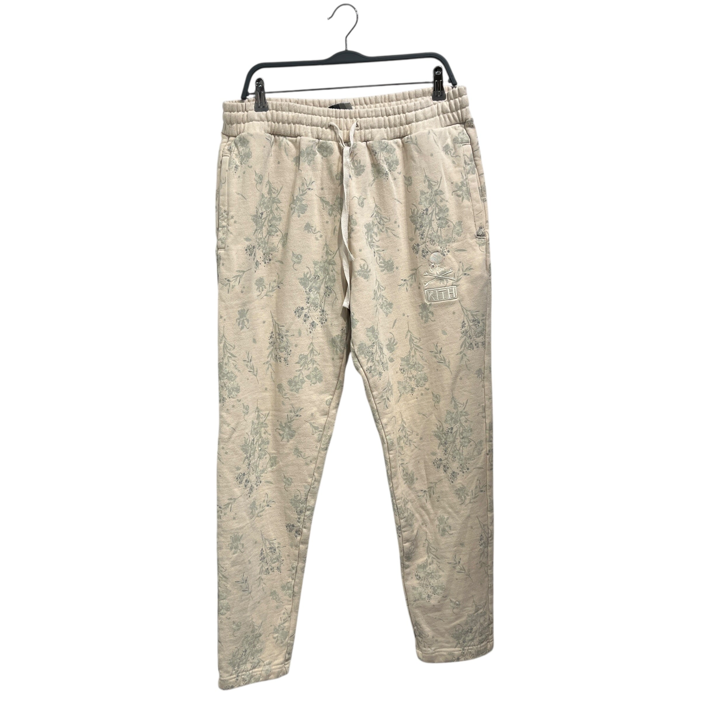 KITH/mastermind JAPAN/Skinny Pants/M/Cotton/CRM/Floral Pattern/WORLD view 1