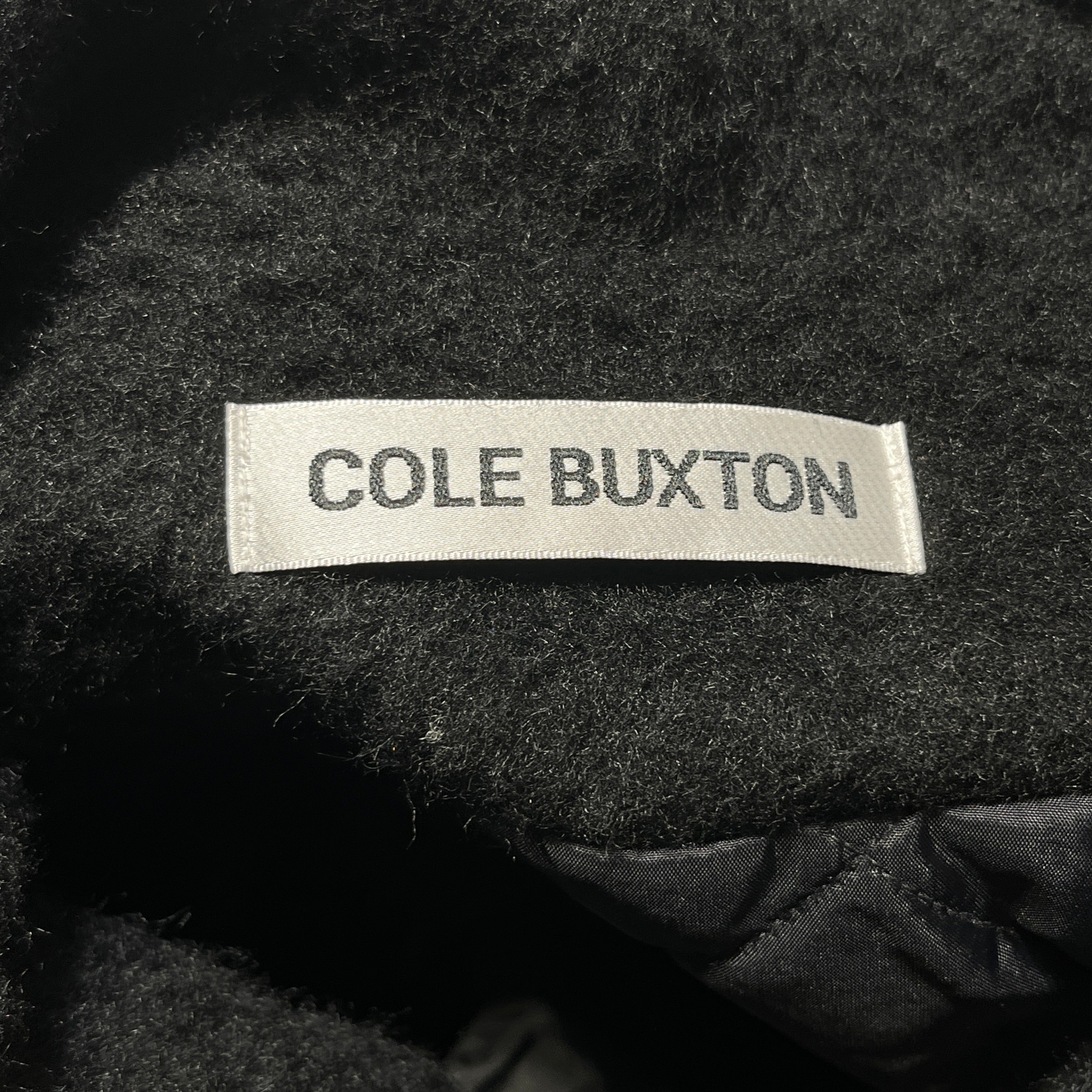 COLE BUXTON/Coat/M/Wool/BLK/ view 3