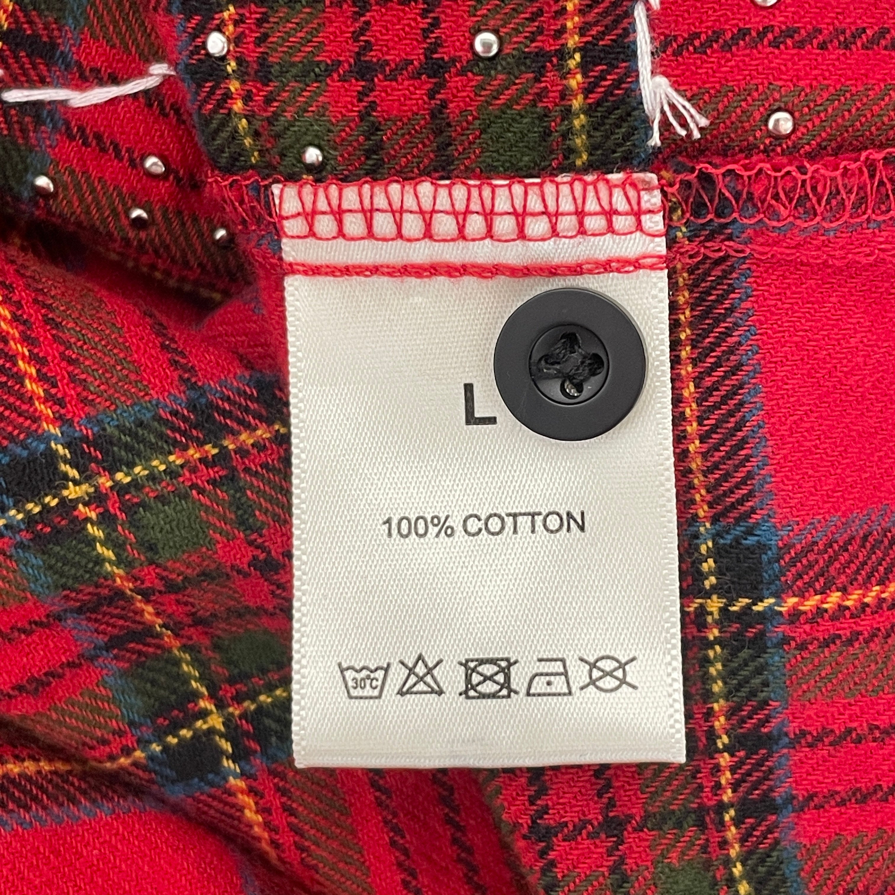 Vale Forever/Flannel Shirt/L/Cotton/RED/haze flannel view 4