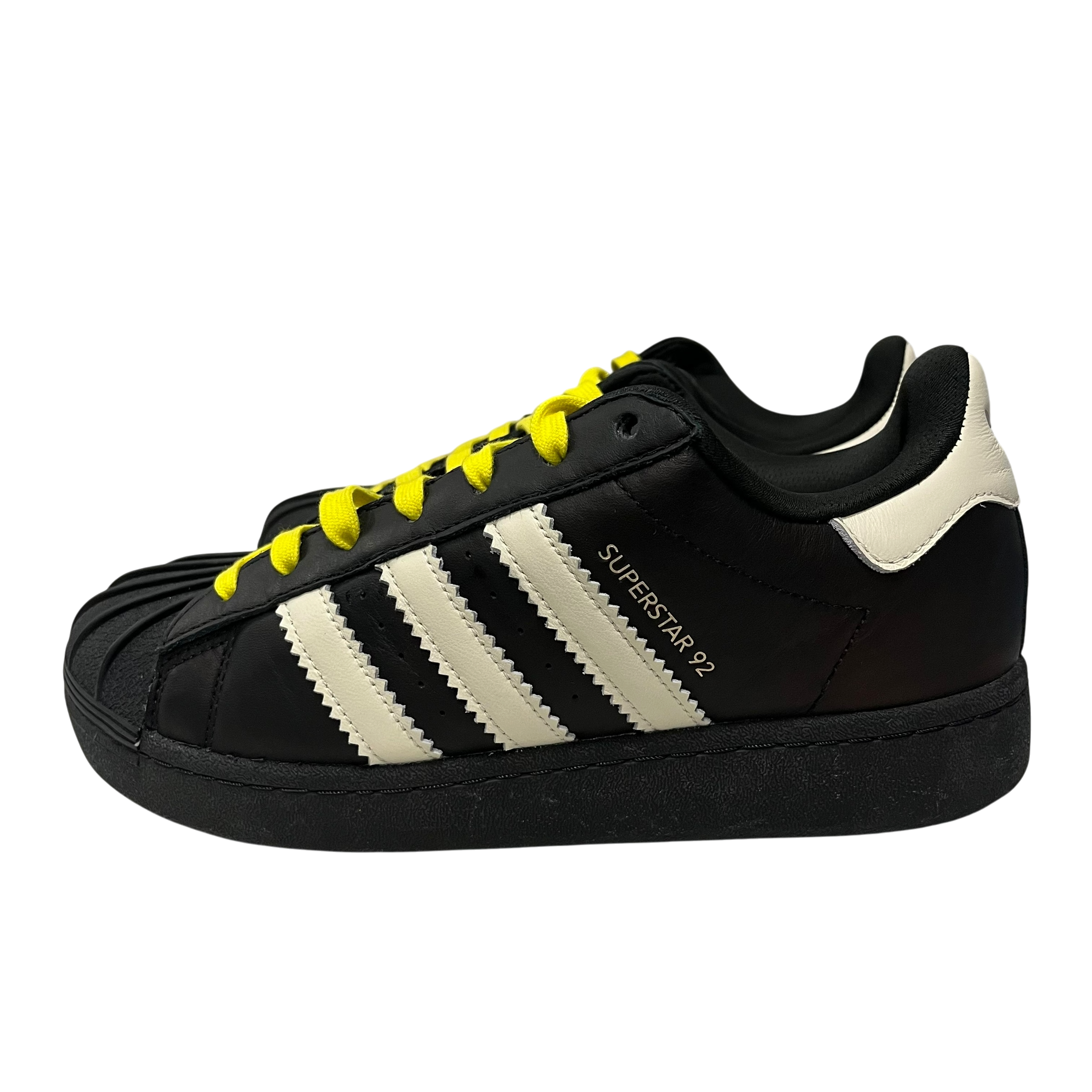 adidas/PW SUPERSTAR 92/Low-Sneakers/US 10/Stripe/Leather/BLK/JI4267 view 3