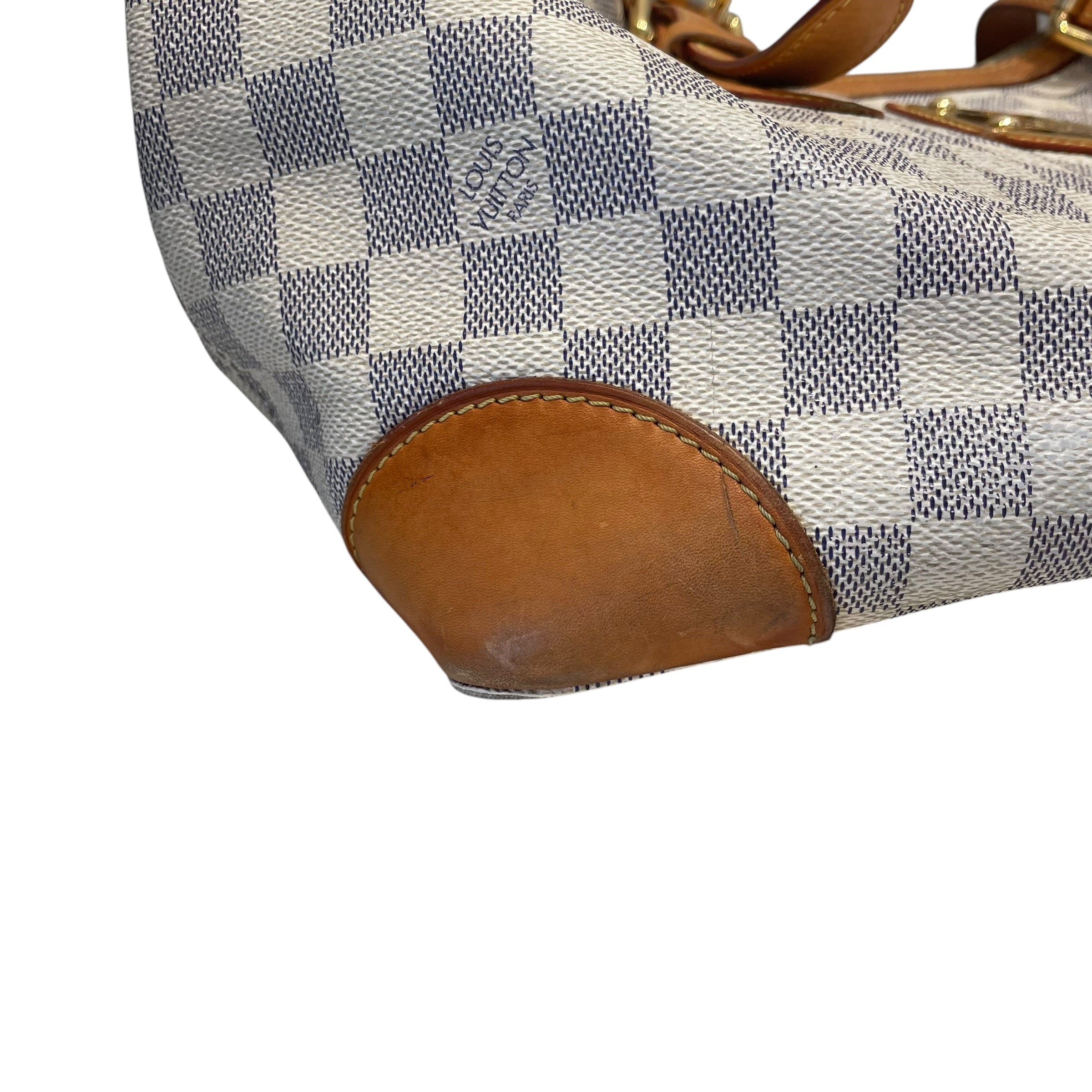 LOUIS VUITTON/Bag/Monogram/Leather/BEG/Damier Azur Hampstead MM view 8