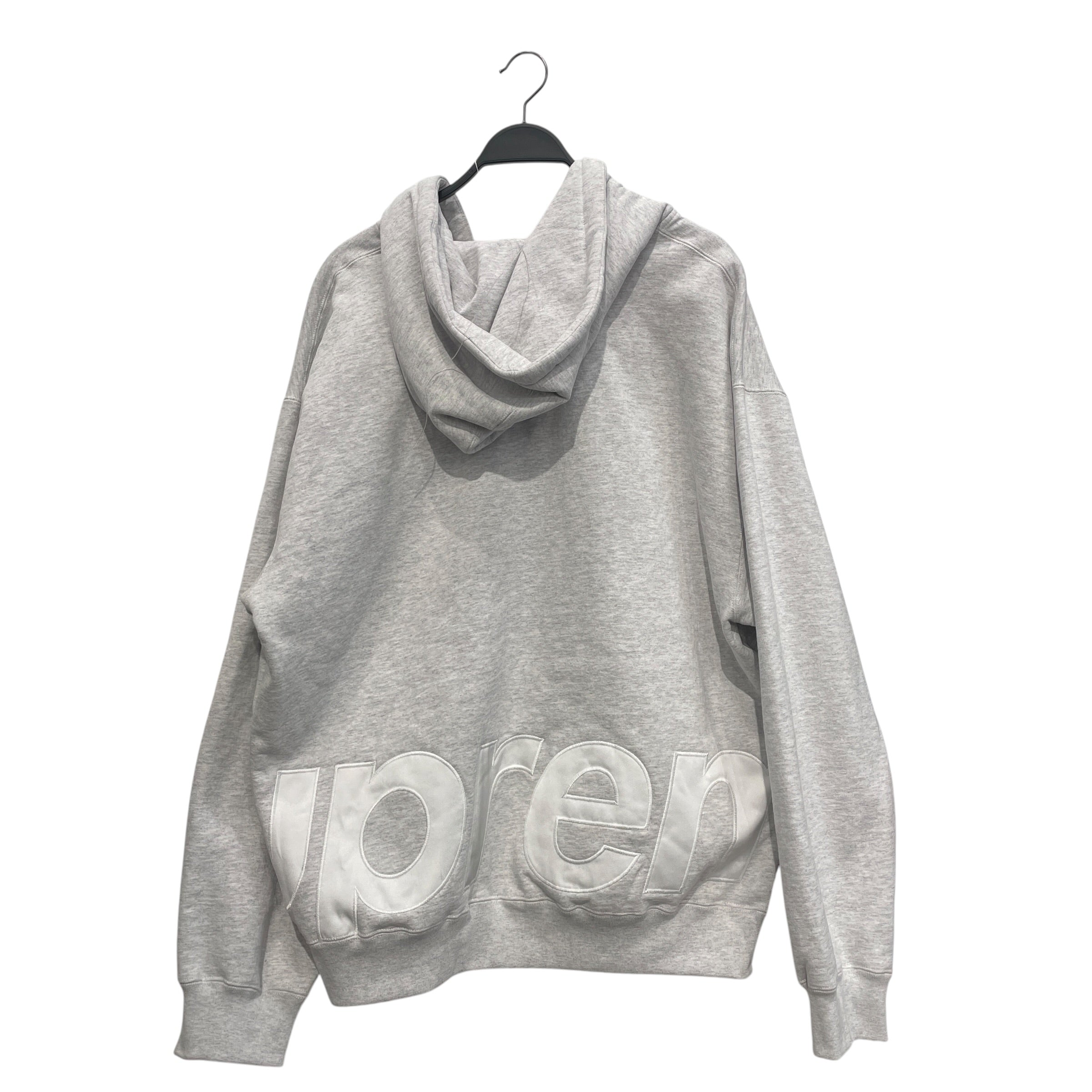 Supreme/Zip Up Hoodie/XXL/Cotton/GRY/SUPREM LOGO ZIP UP view 2