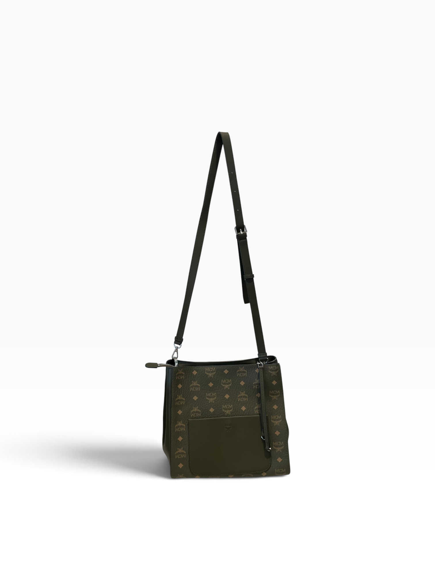 MCM/Cross Body Bag/Monogram/Leather/GRN/AREN VISETOS SEA TURTLE view 1