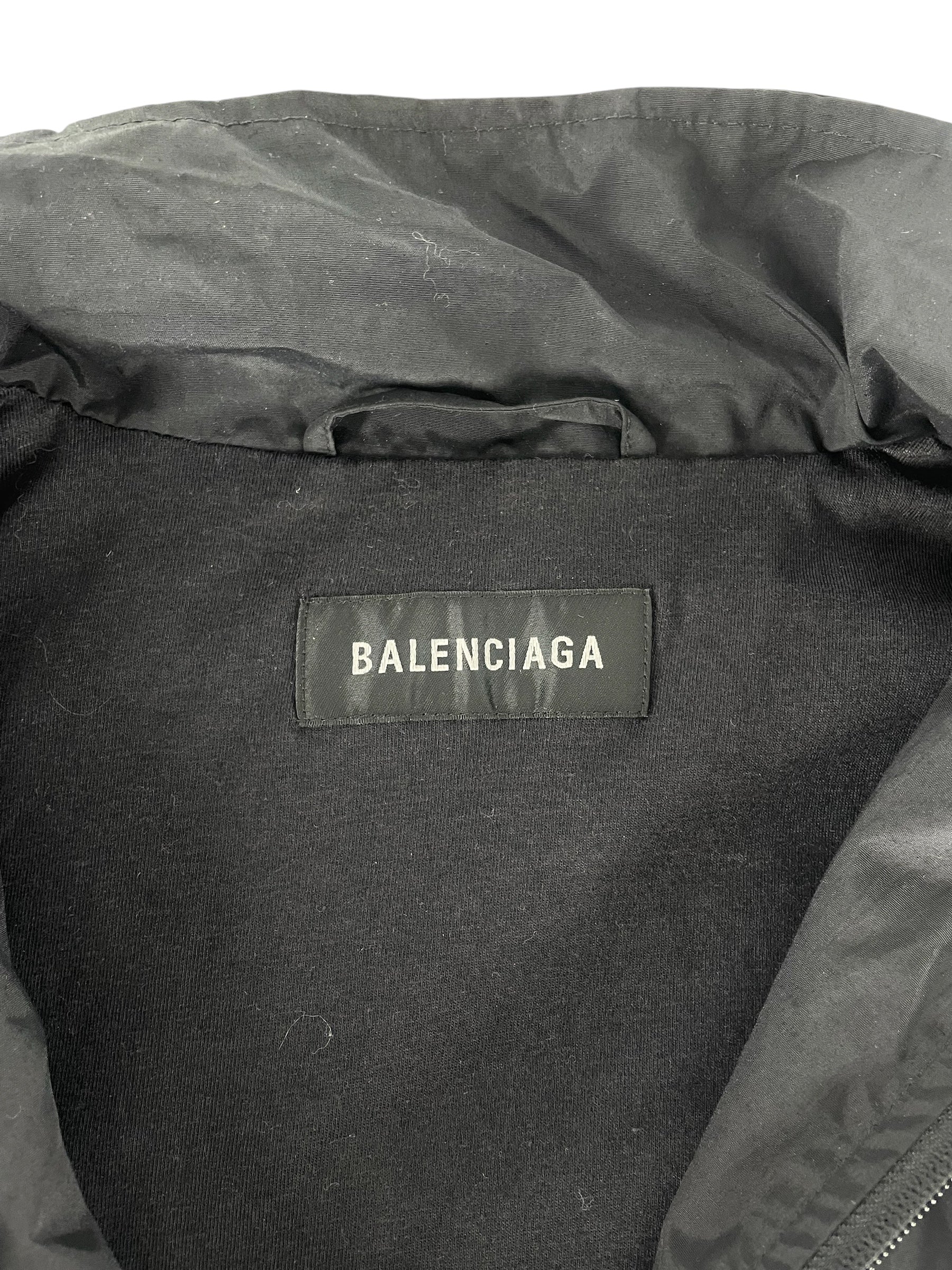 BALENCIAGA/Windbreaker/46/Polyester/BLK/BLACK WINDBREAKER view 4