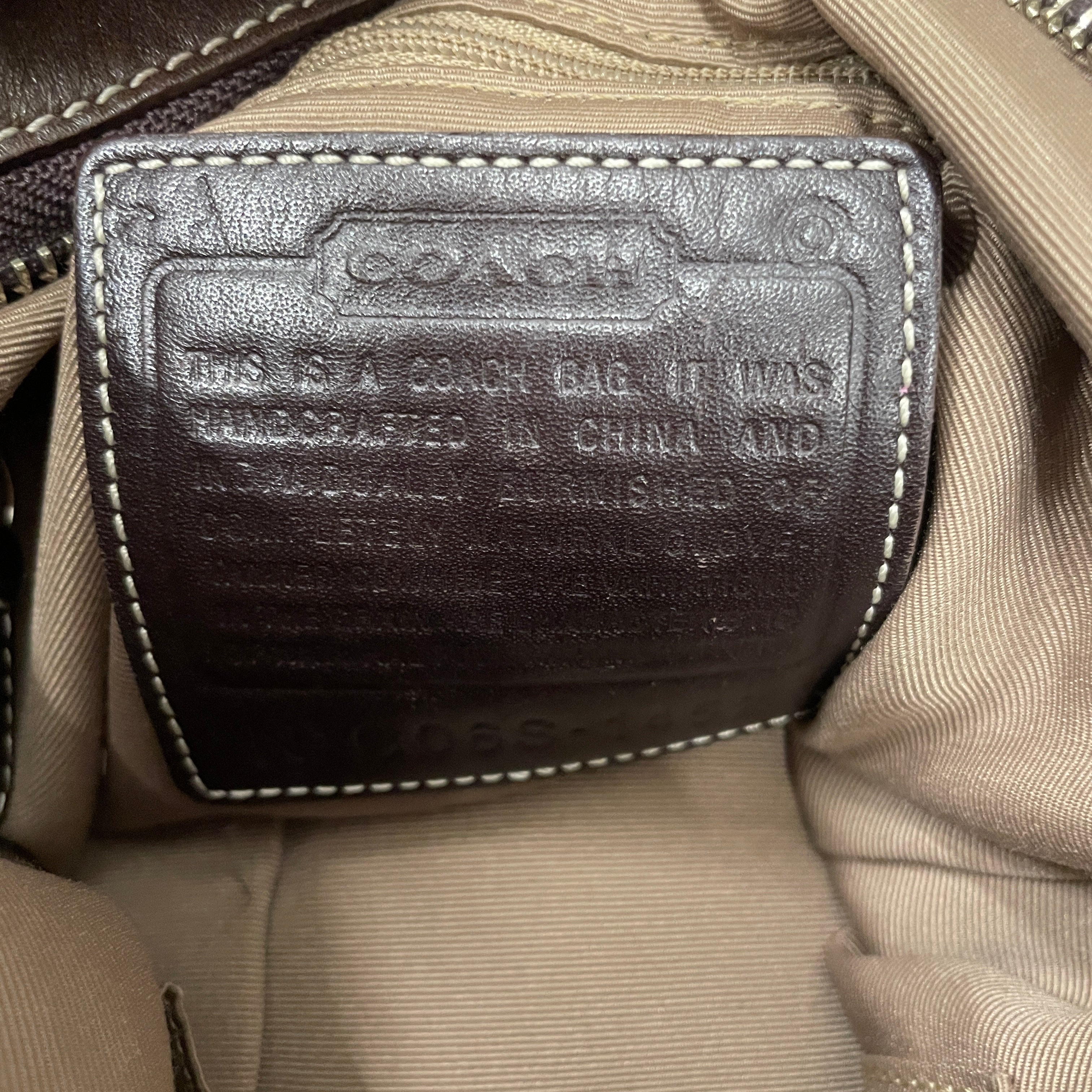 COACH/Cross Body Bag/Leather/BRW/soho buckle view 4