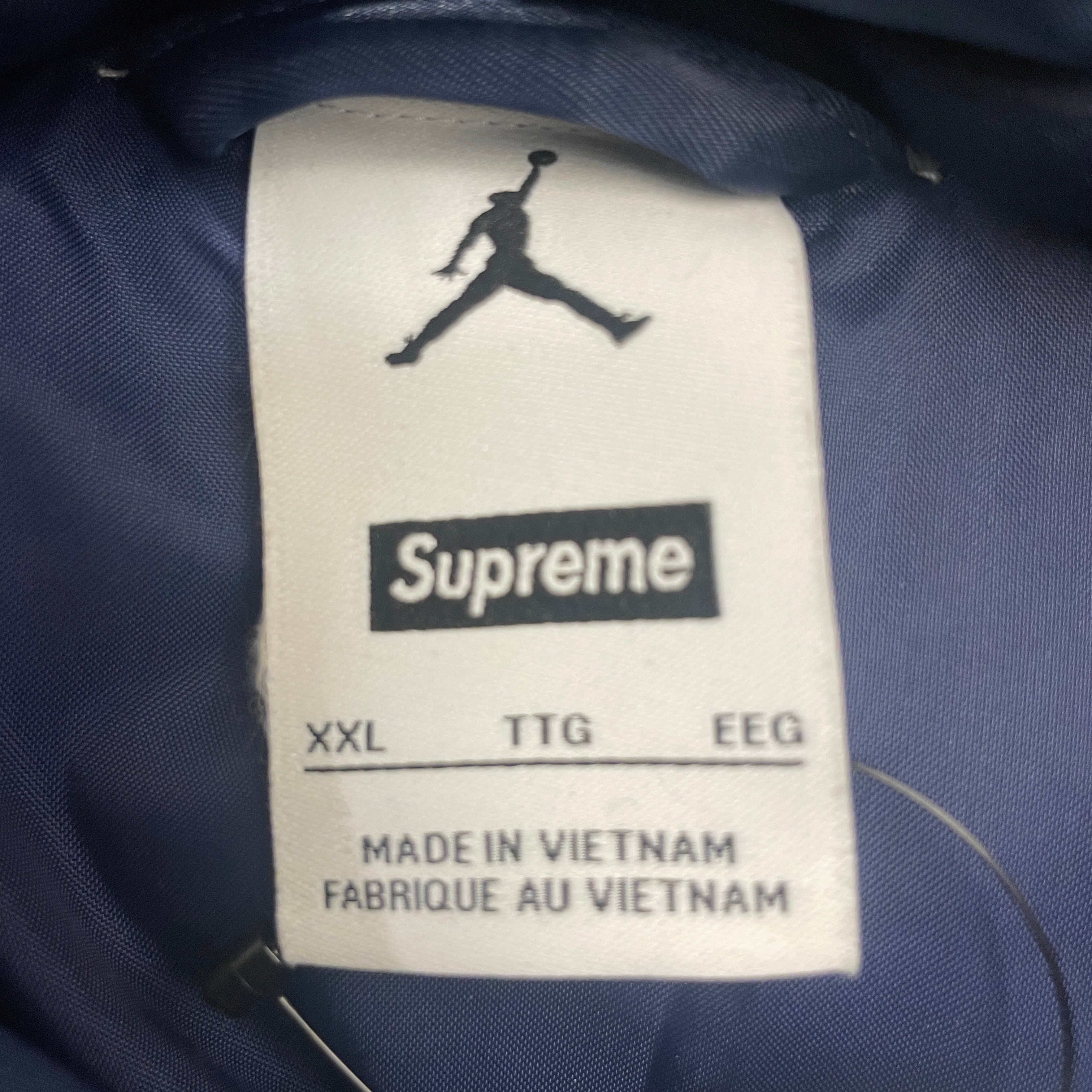 JORDAN BRAND/Supreme/Jacket/XXL/Nylon/BLU/ view 3