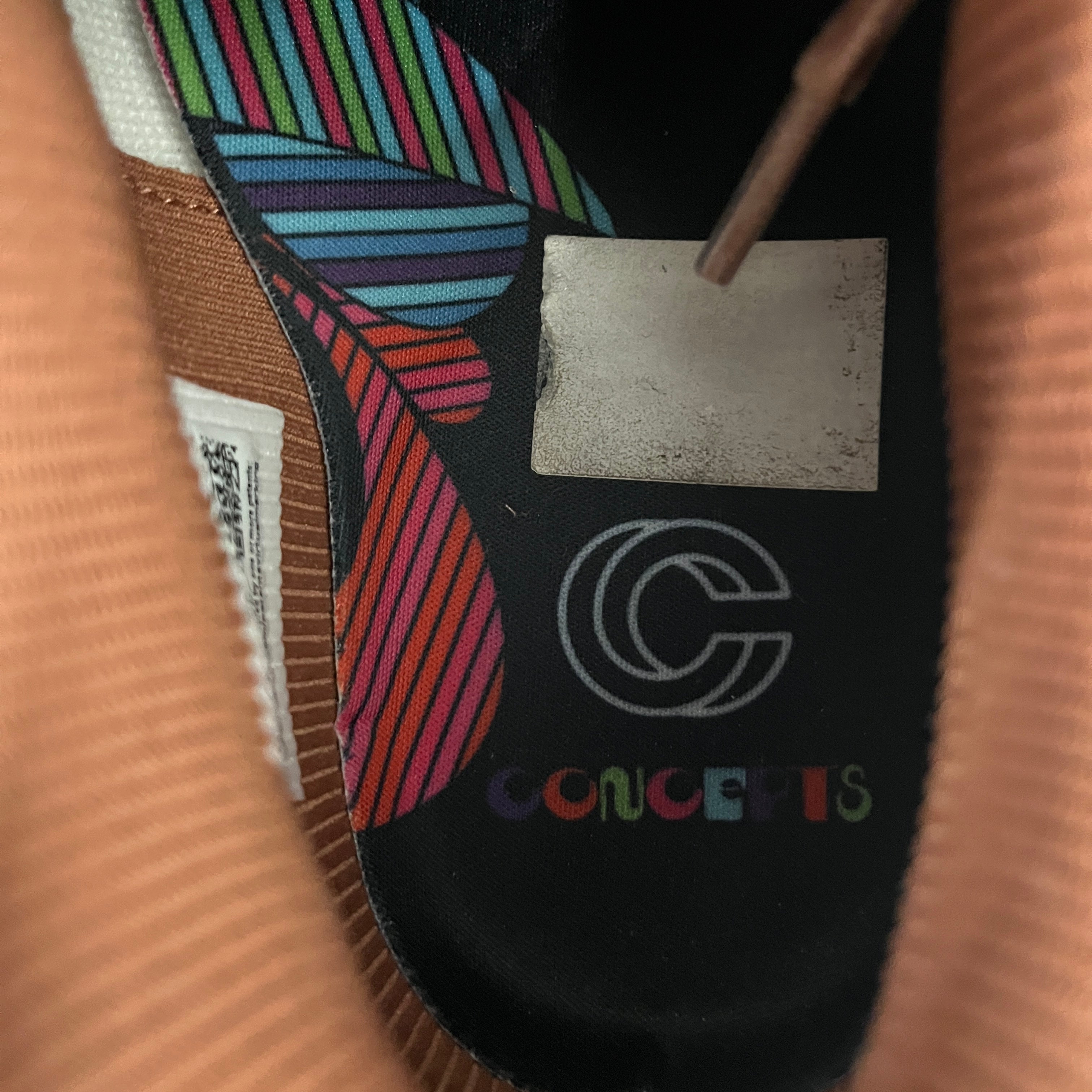 NIKE/COLLECTIVE CONCEPTS/Low-Sneakers/US 8.5/Camouflage/Cotton/MLT/AIR MAX 1 view 4