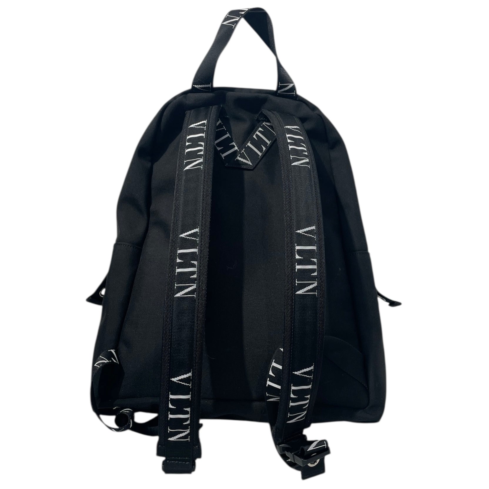 VALENTINO GARAVANI/Backpack/OS/Graphic/Cotton/BLK/VLTN view 2