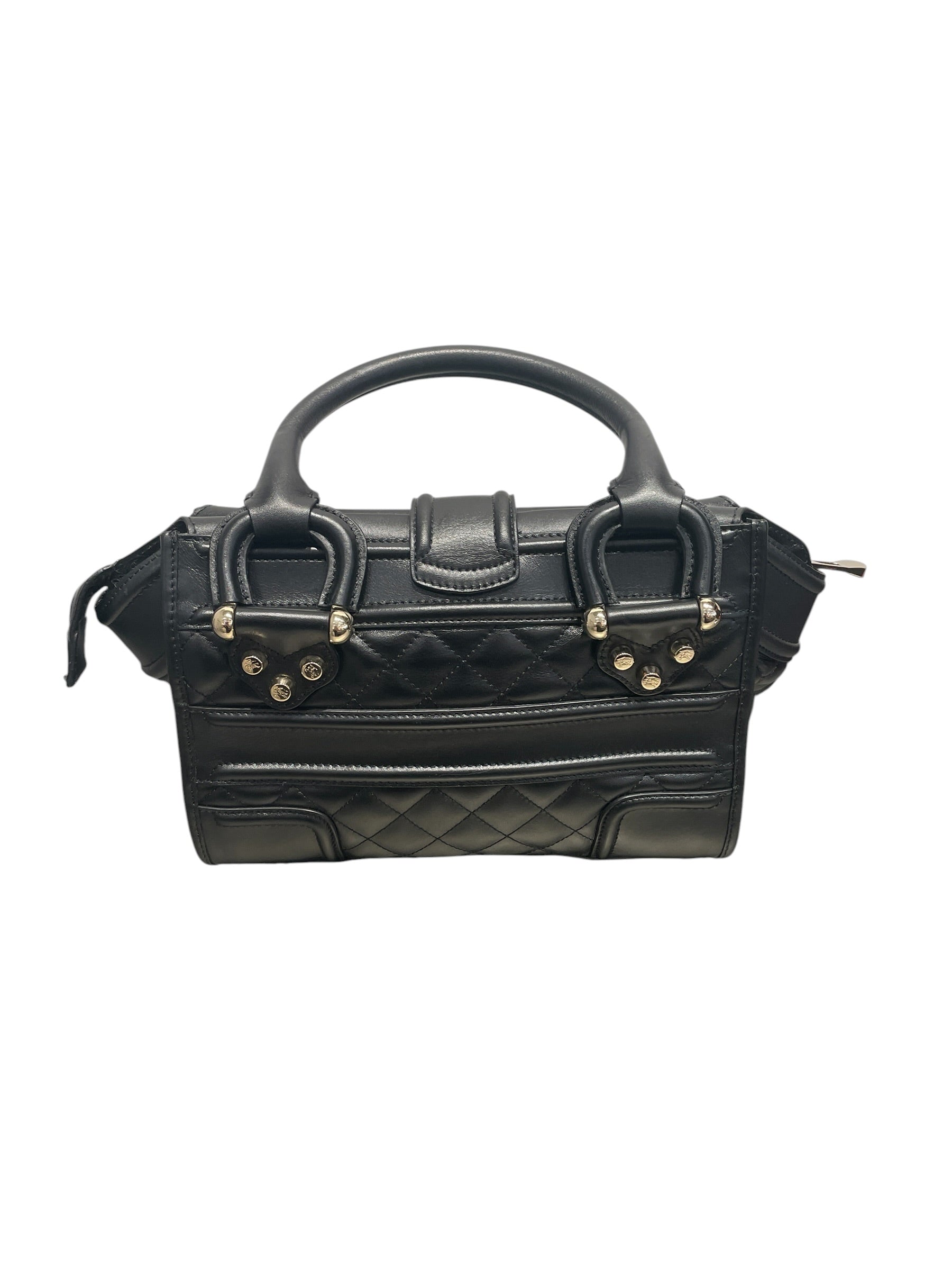 BURBERRY/Bag/Leather/BLK/QUILTED MANOR view 2