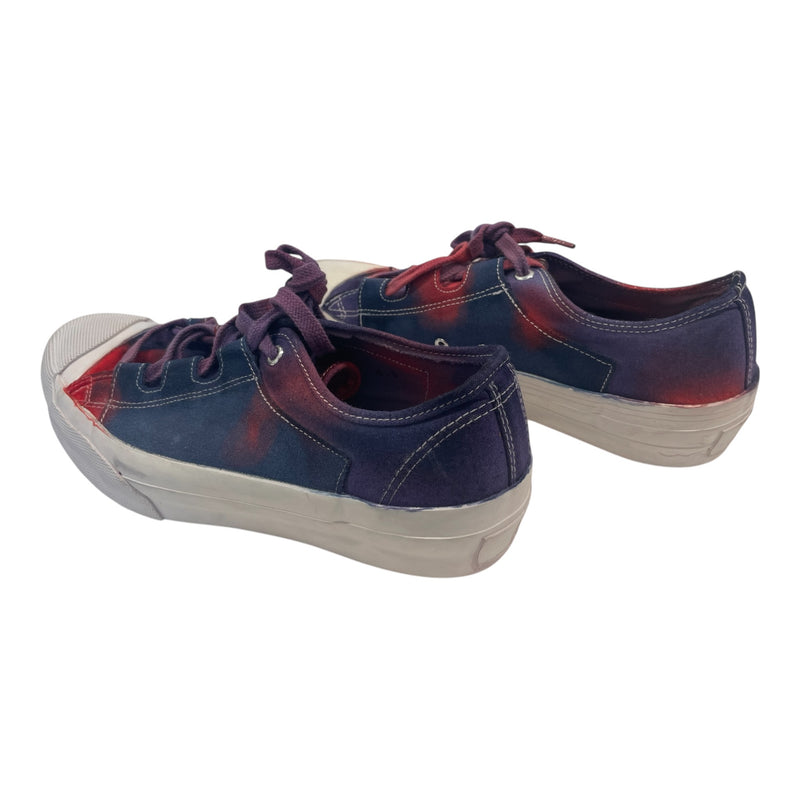Needles/Low-Sneakers/US 8.5/All Over Print/Cotton/NVY/U-Tip/CONVERSE BODY