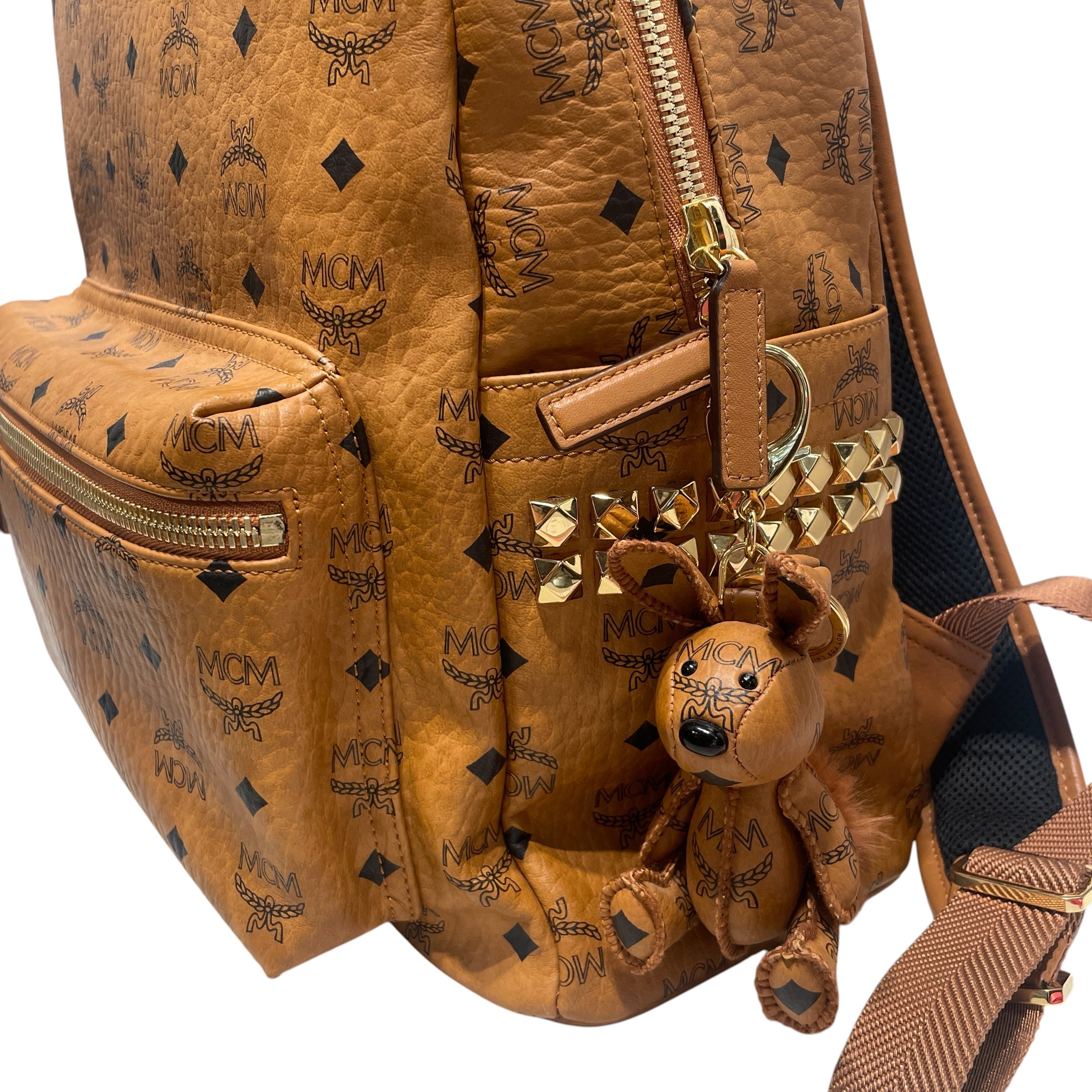 MCM/Backpack/Leather/CML/MCM STARK SIDE STUDS RABBIT view 6