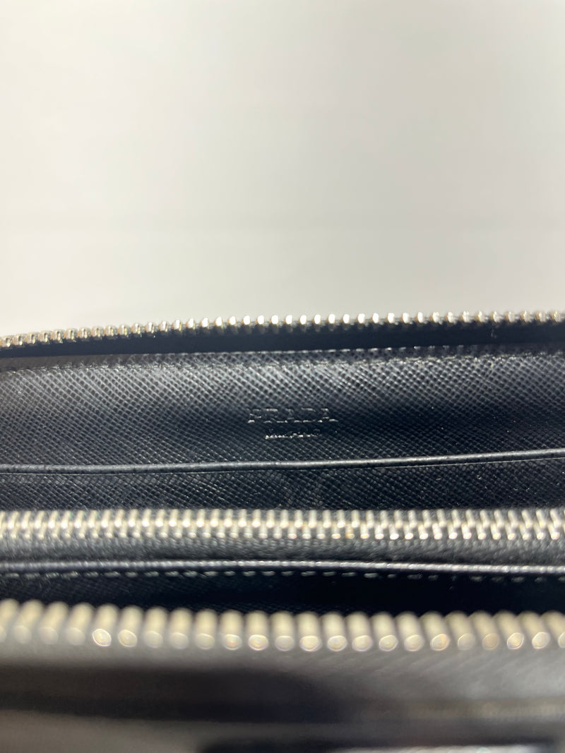 PRADA/Wallet/M/Nylon/BLK/