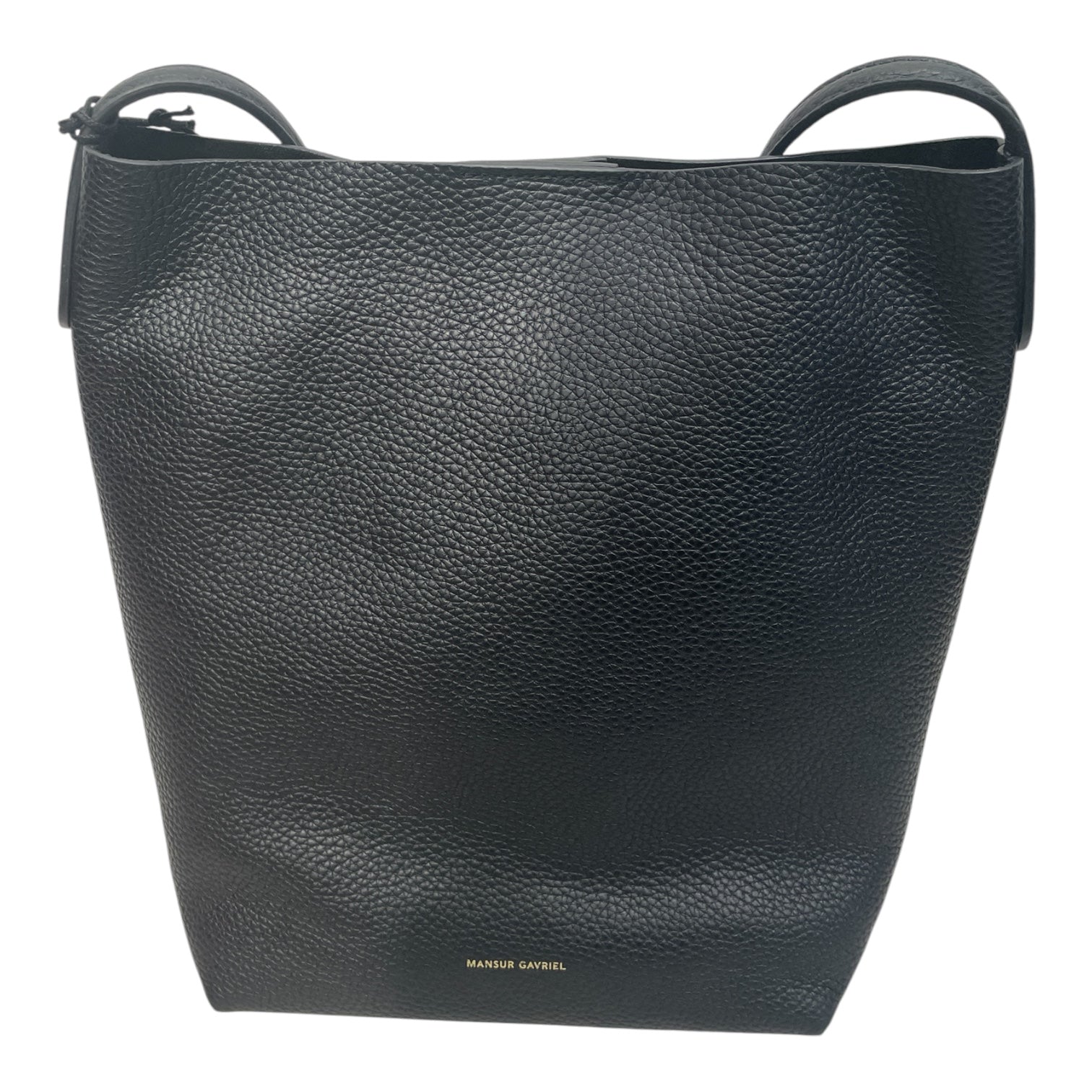 Mansur Gavriel/Tote Bag/Leather/BLK/MINI GOLD LOGO view 1