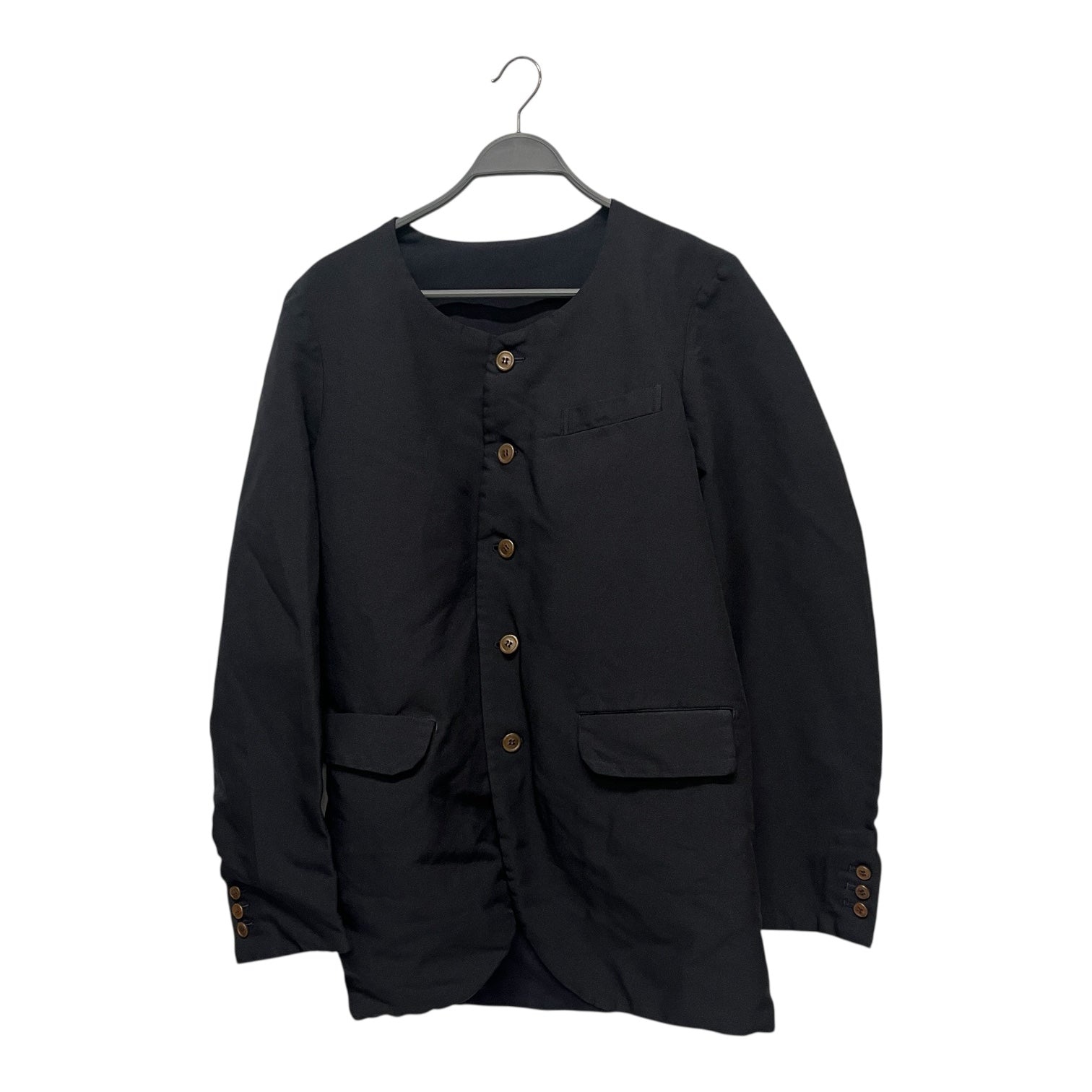 COMME des GARCONS HOMME/Tailored Jkt/L/Wool/BLK/BLU/GRN INTERIOR BLAZER AD2013 view 1