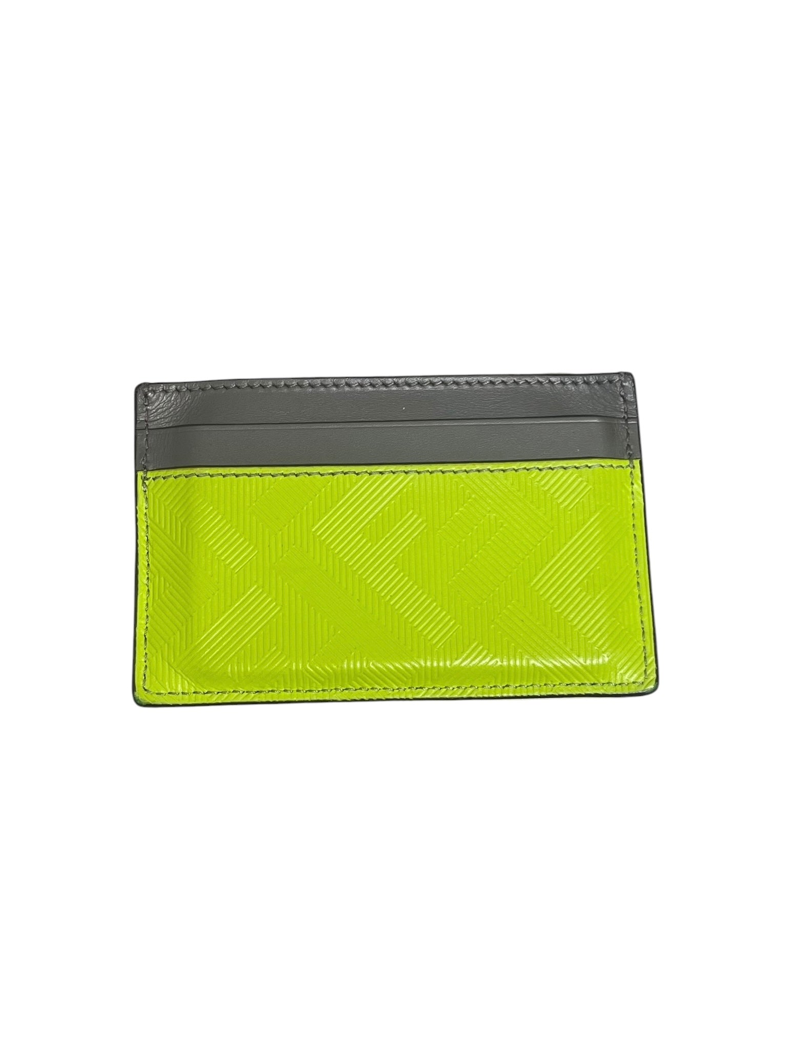 FENDI/Wallet/Leather/GRN/grid pattern 5 slots silver view 5