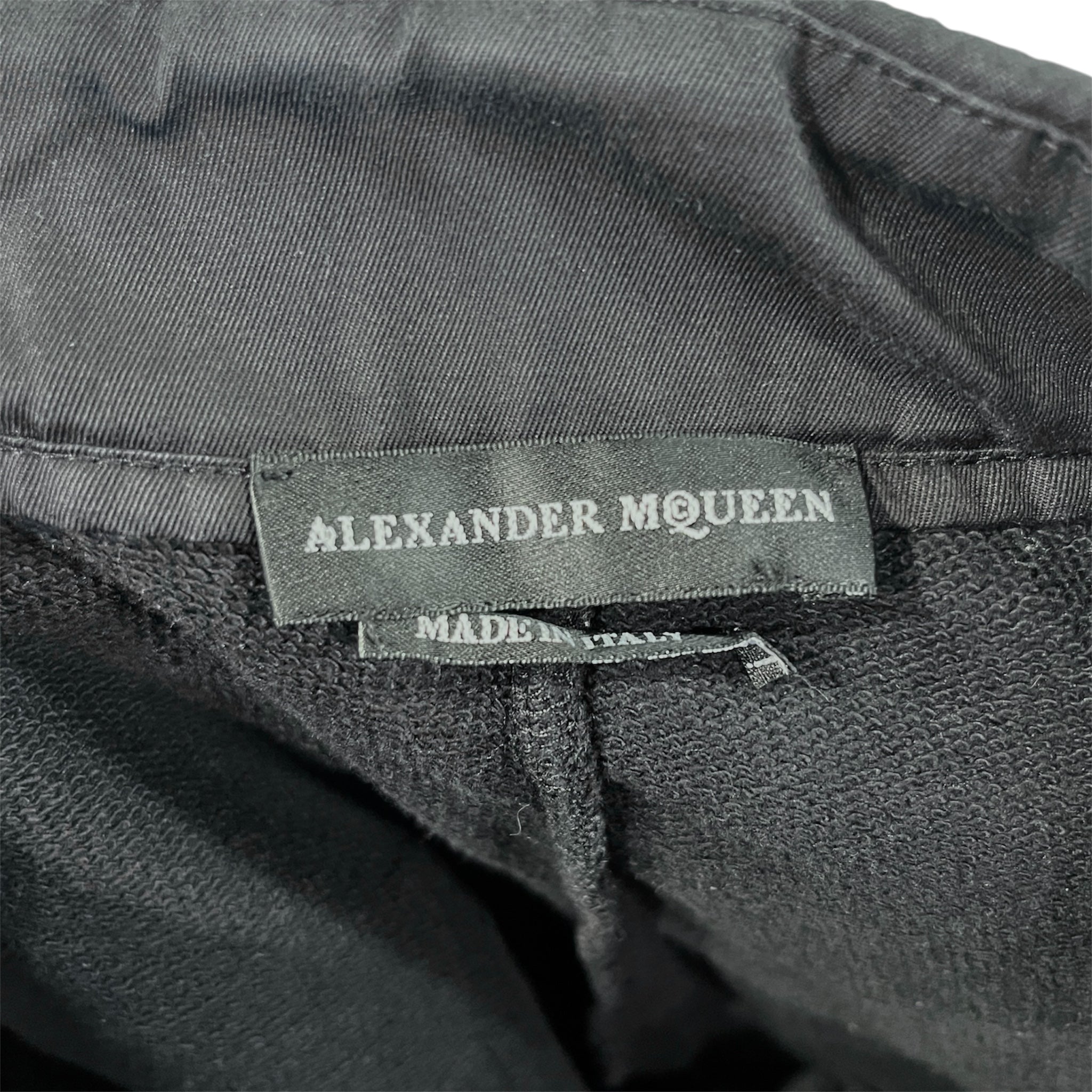 Alexander McQueen/Pants/M/Cotton/BLK/Joggers/All Over Print/AMQ BACK PATCH view 3