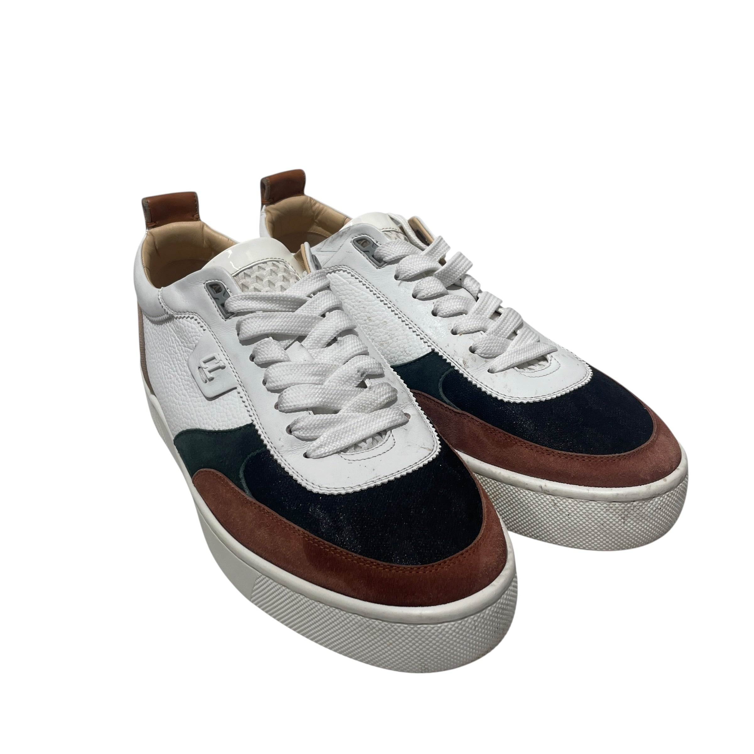 Christian Louboutin/Low-Sneakers/EU 43/Leather/WHT/HAPPYRUI view 1
