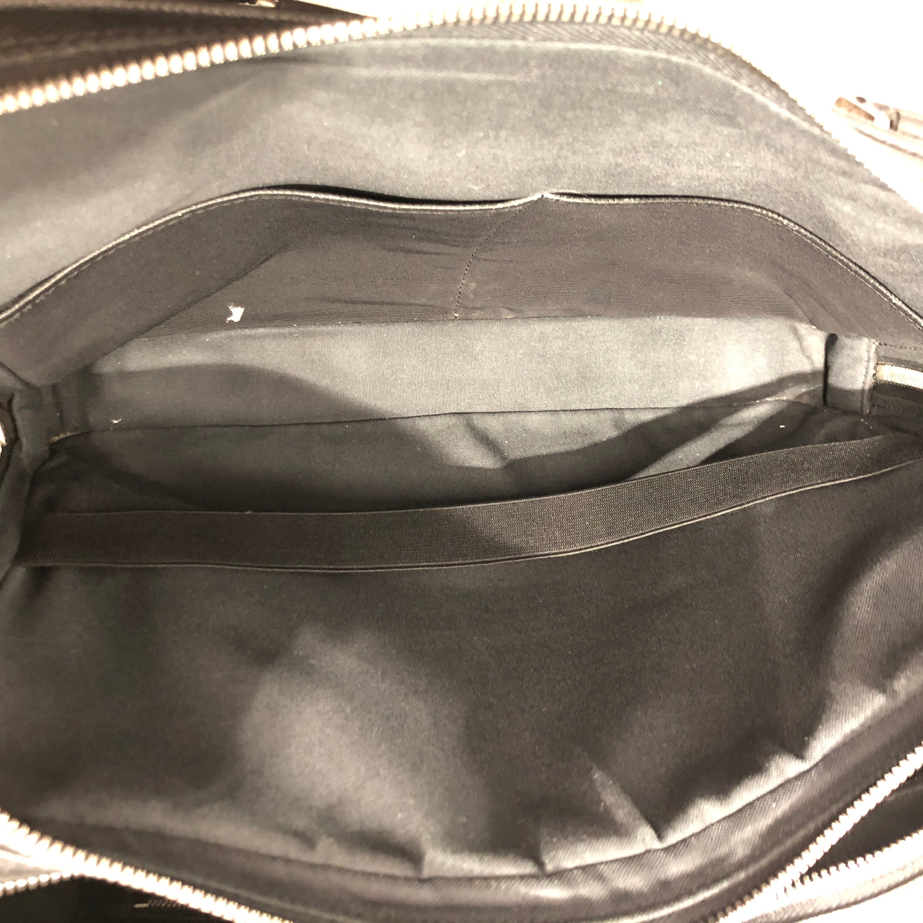 LOUIS VUITTON/Briefcase/Leather/BLK/TAIGA LEATHER view 8