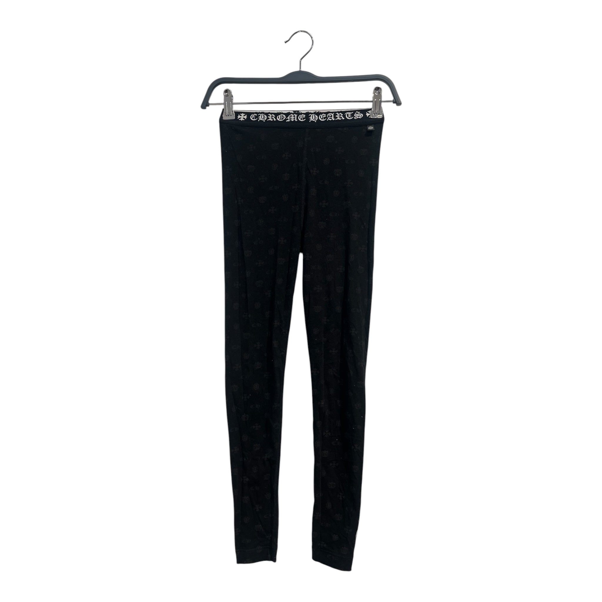 CHROME HEARTS/Bottoms/XS/All Over Print/Cotton/BLK/LA  FLUER MONOCHROME AOP view 1