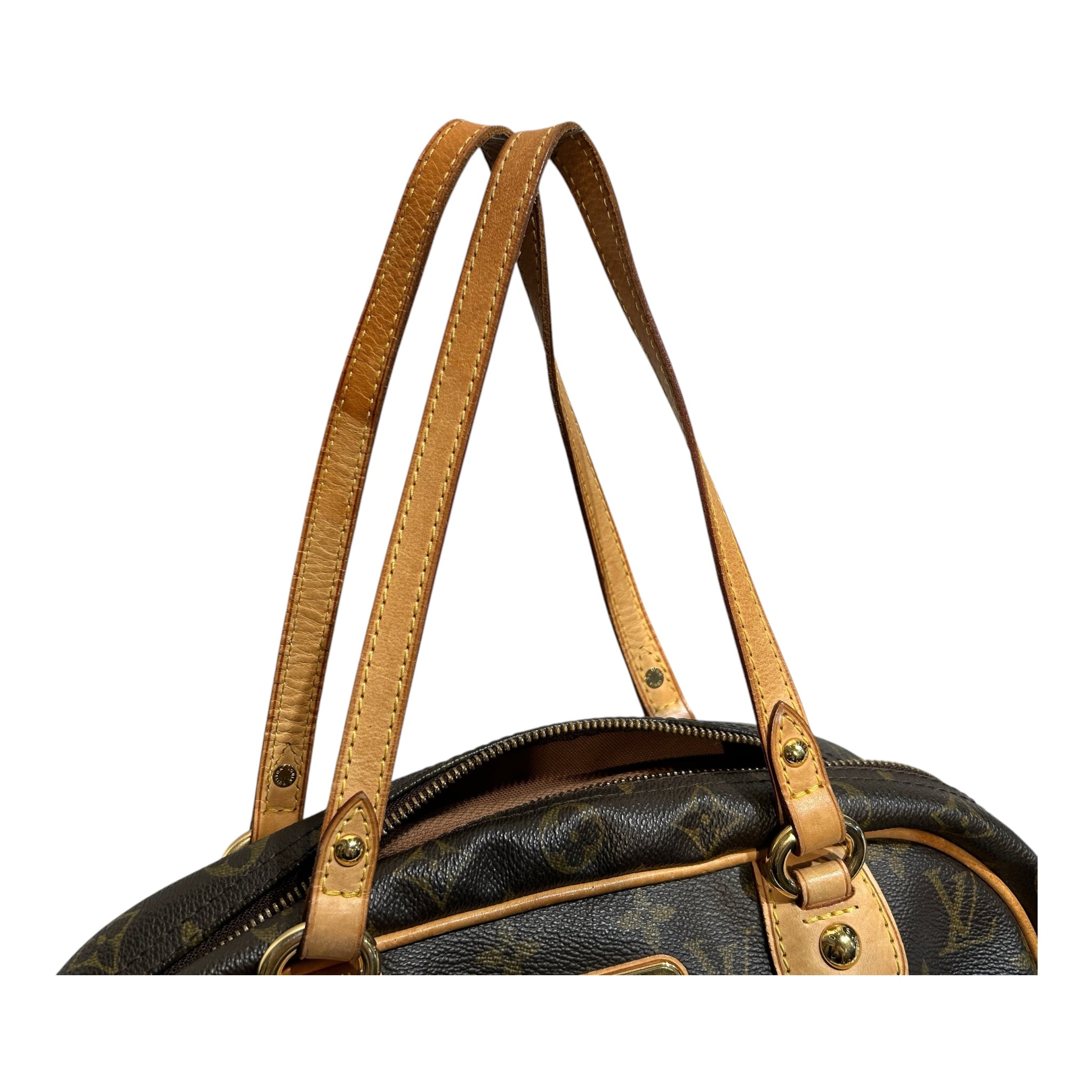 LOUIS VUITTON/Bag/Monogram/Leather/BRW/montorgueil PM view 9