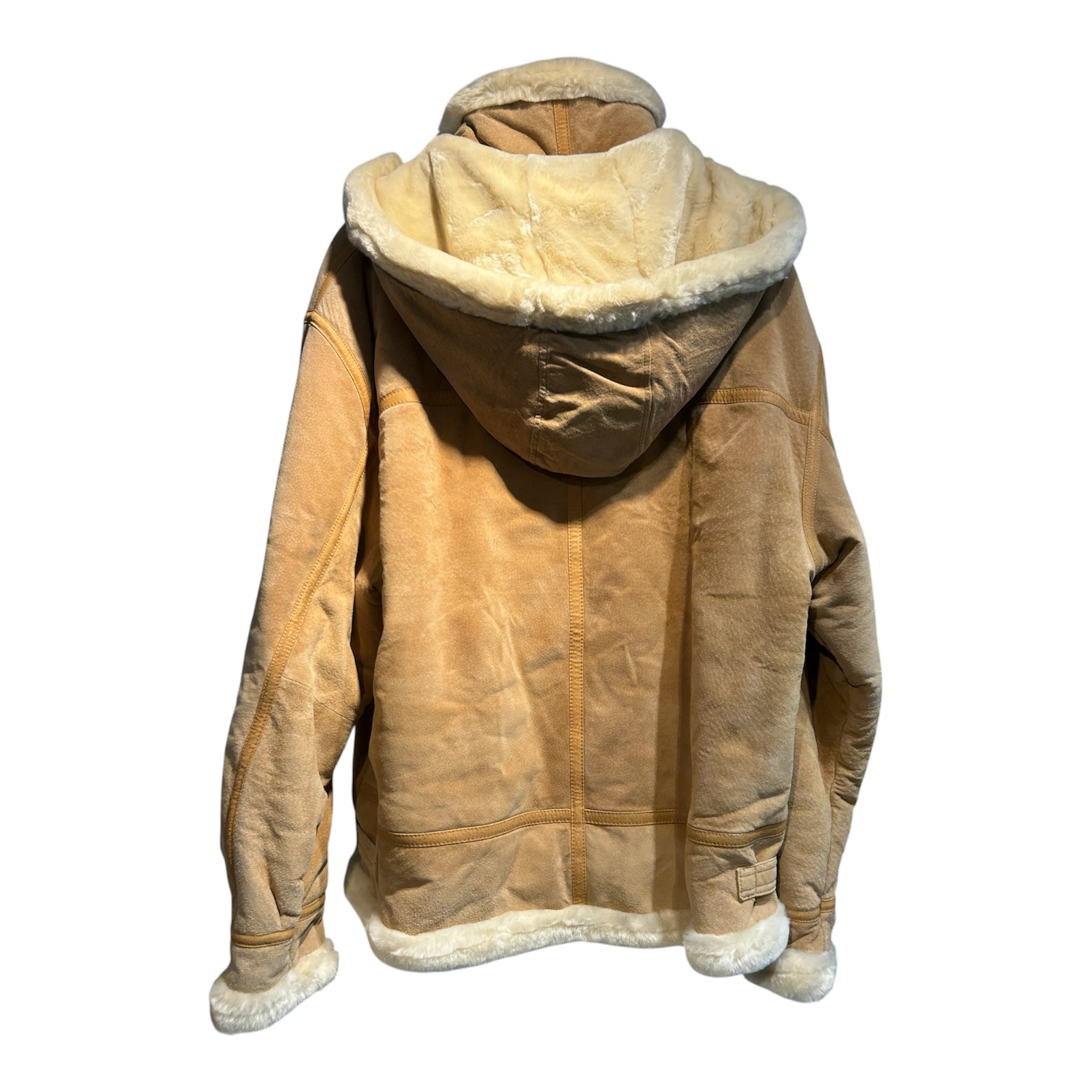 PHAT FARM/Leather Jkt/XL/Leather/BRW/Faux Shearling view 2